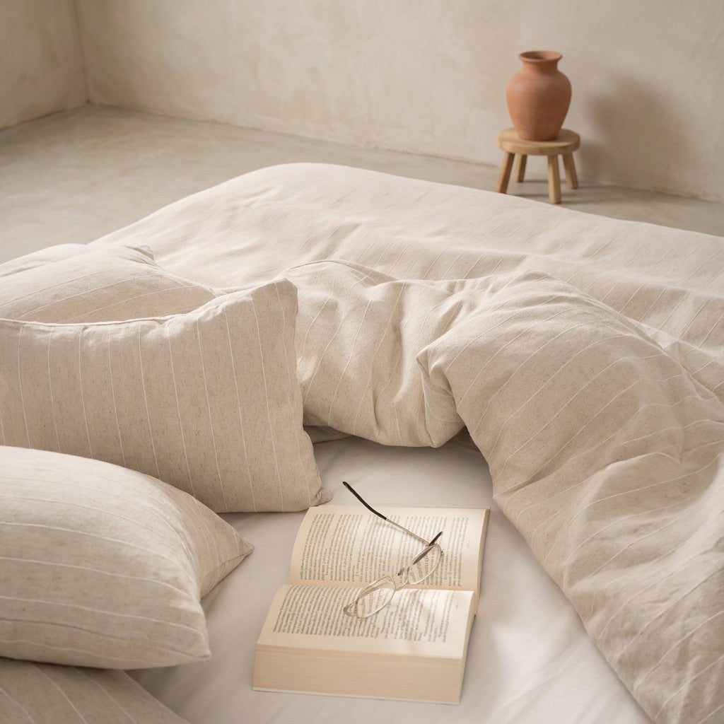 DUVET COVER EMBOSSED THREAD