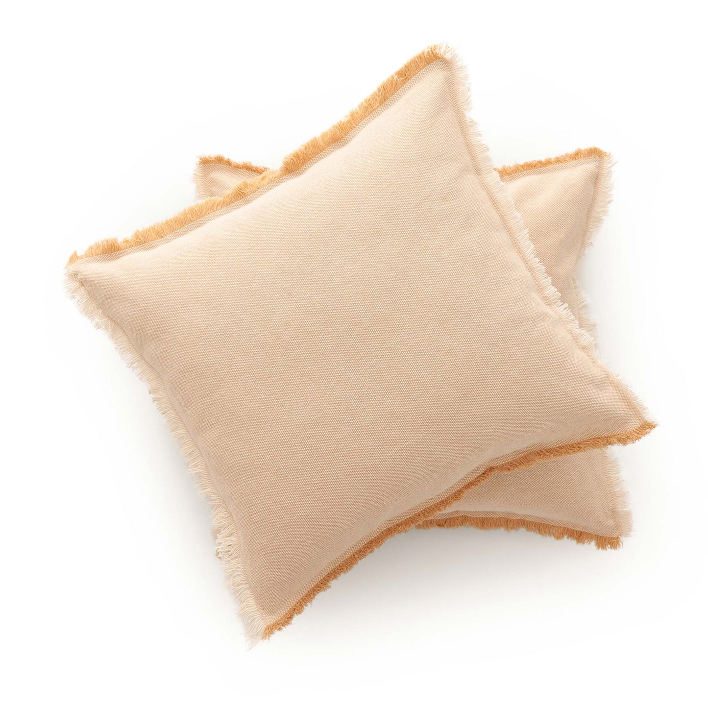 PACK 2 HOUSSES DE COUSSIN À FRANGES