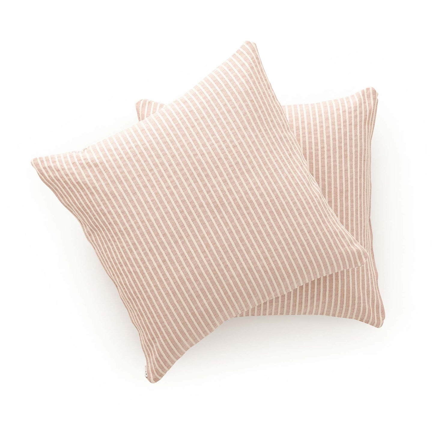 PACK DE 2 HOUSSES DE COUSSIN À RAYURES