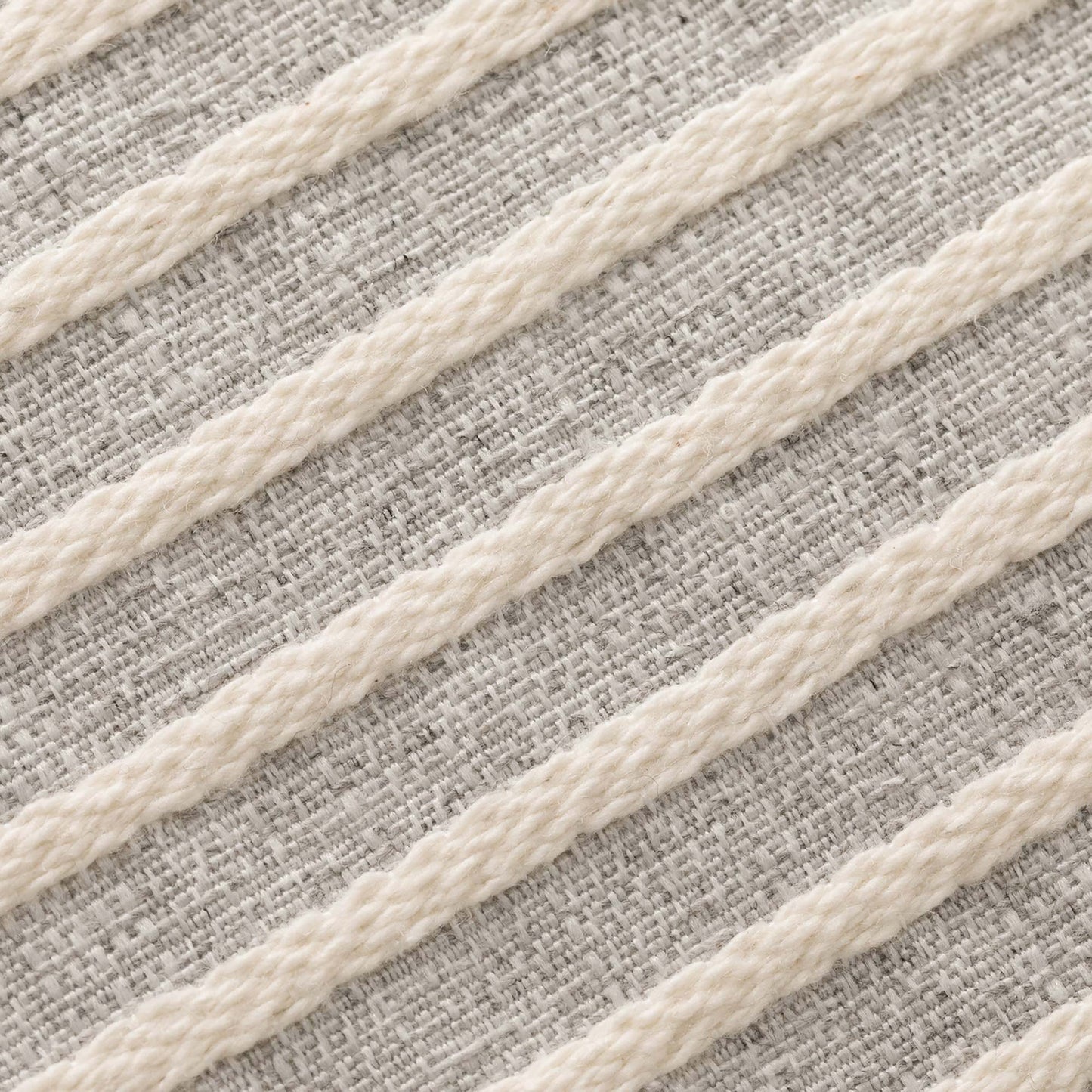 PACK DE 2 HOUSSES DE COUSSIN À RAYURES