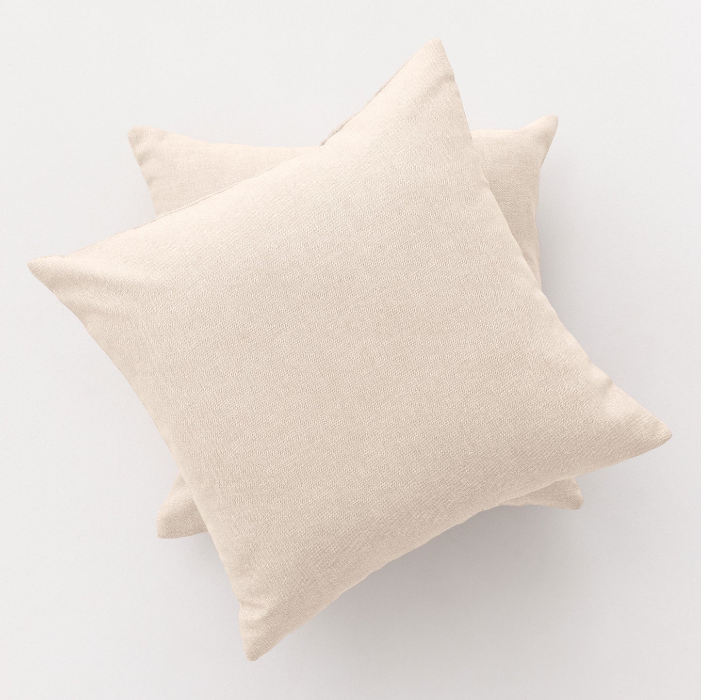LOT DE 2 HOUSSES DE COUSSIN UNIES