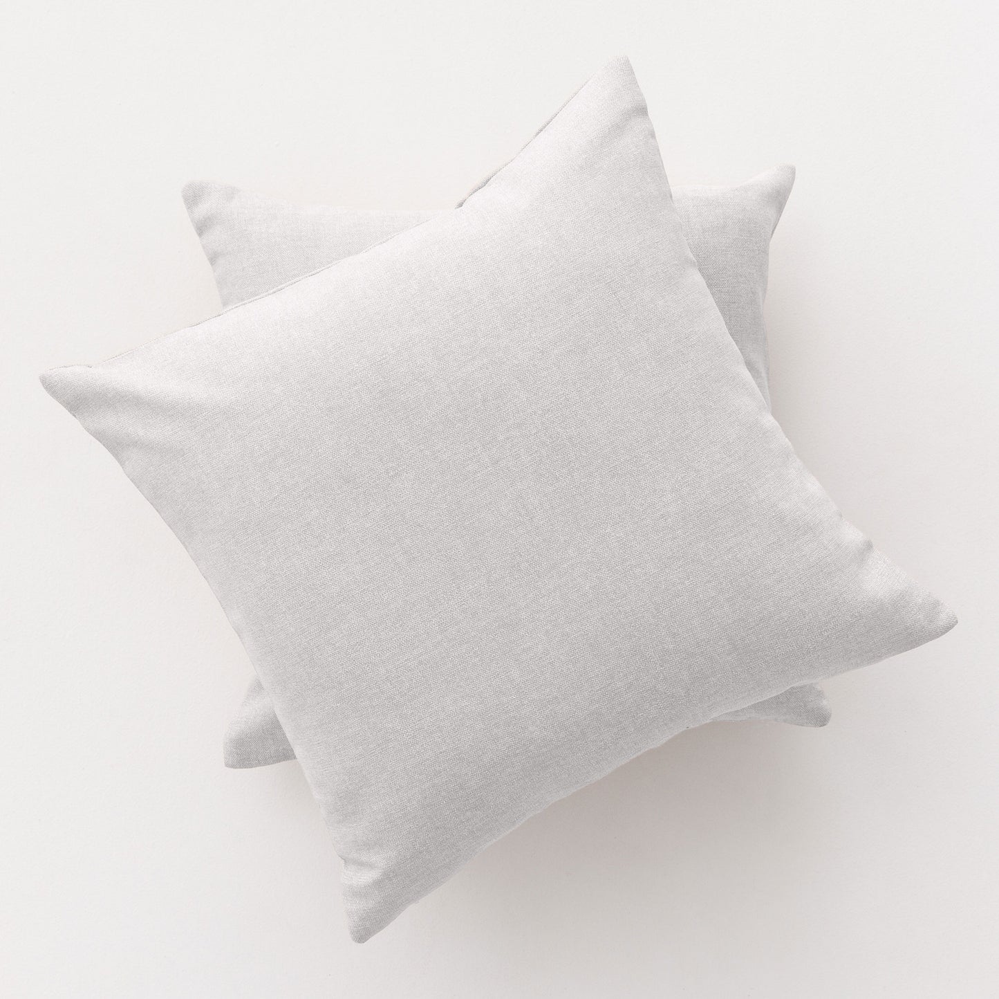 LOT DE 2 HOUSSES DE COUSSIN UNIES
