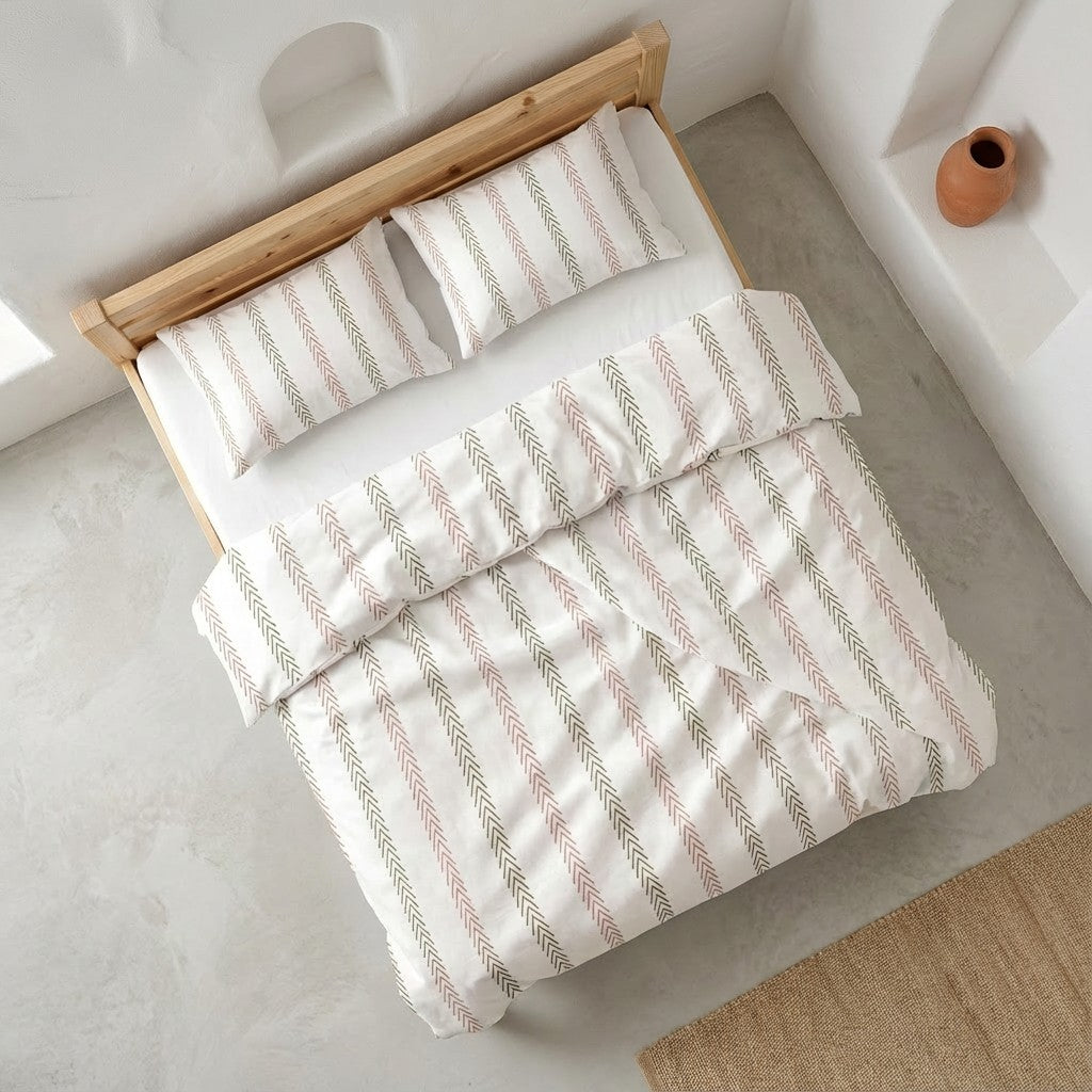 PARURE DE COUETTE RAYURES