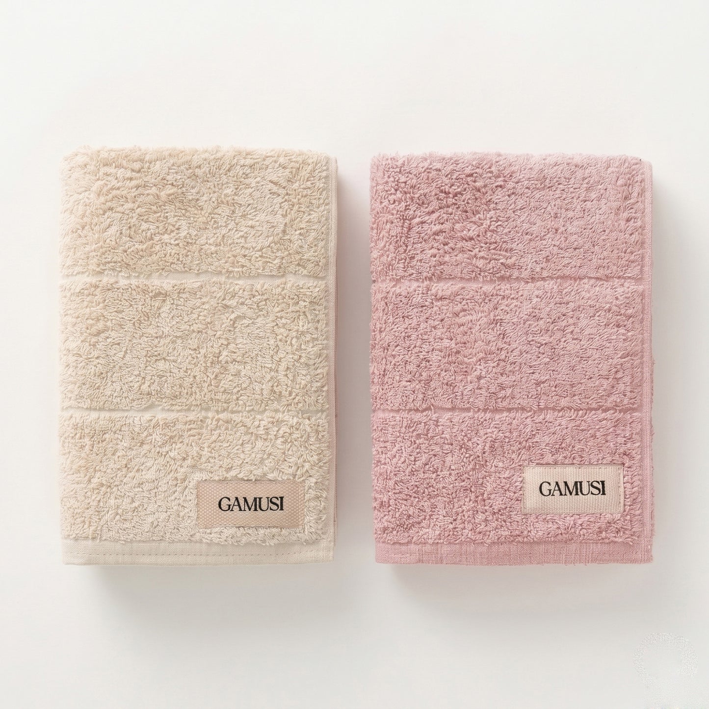 SET 4 TOALLAS BICOLOR BAÑO ALGODÓN (600 GXM²)