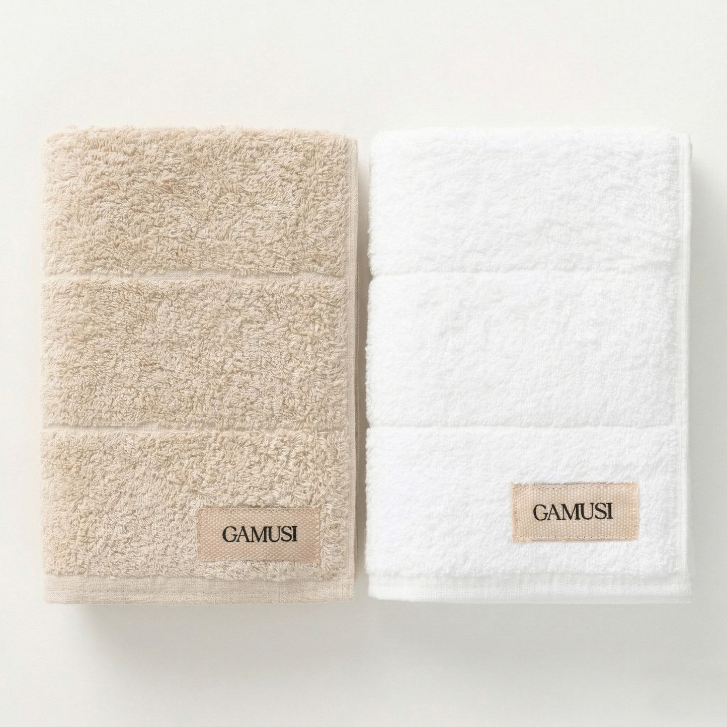 SET 4 TOALLAS BICOLOR BAÑO ALGODÓN (600 GXM²)