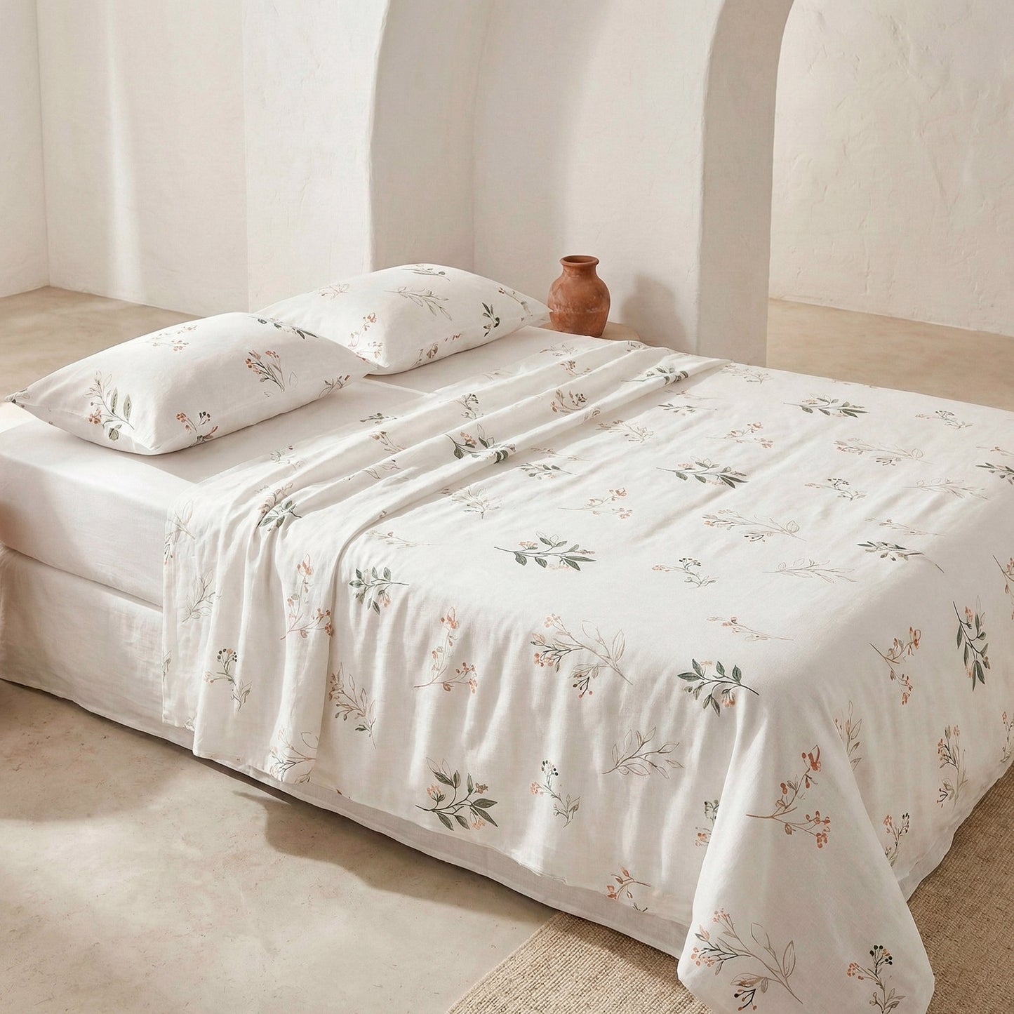 JUEGO DE SÁBANAS FLORAL