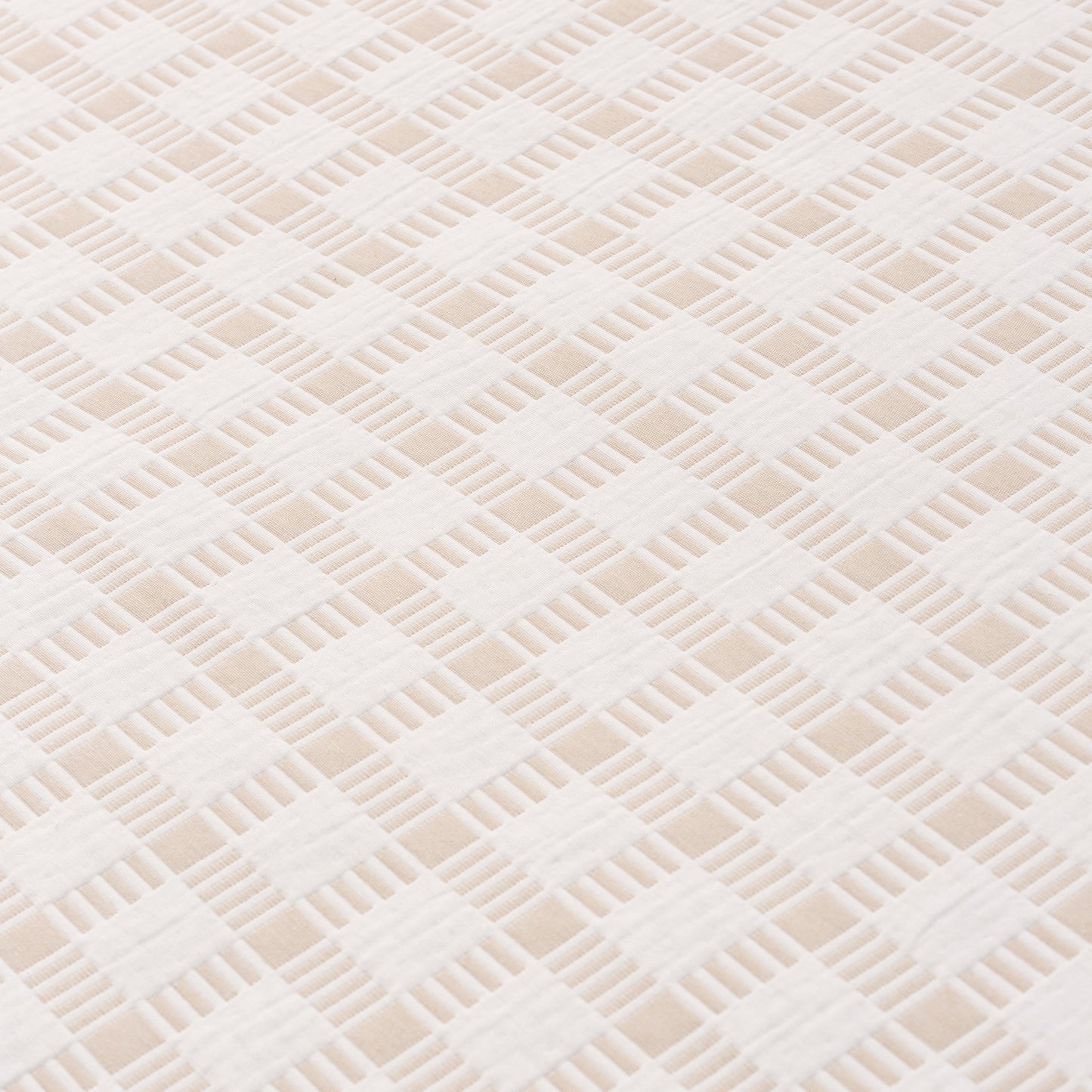 LOT DE 2 HOUSSES DE COUSSIN À CARREAUX