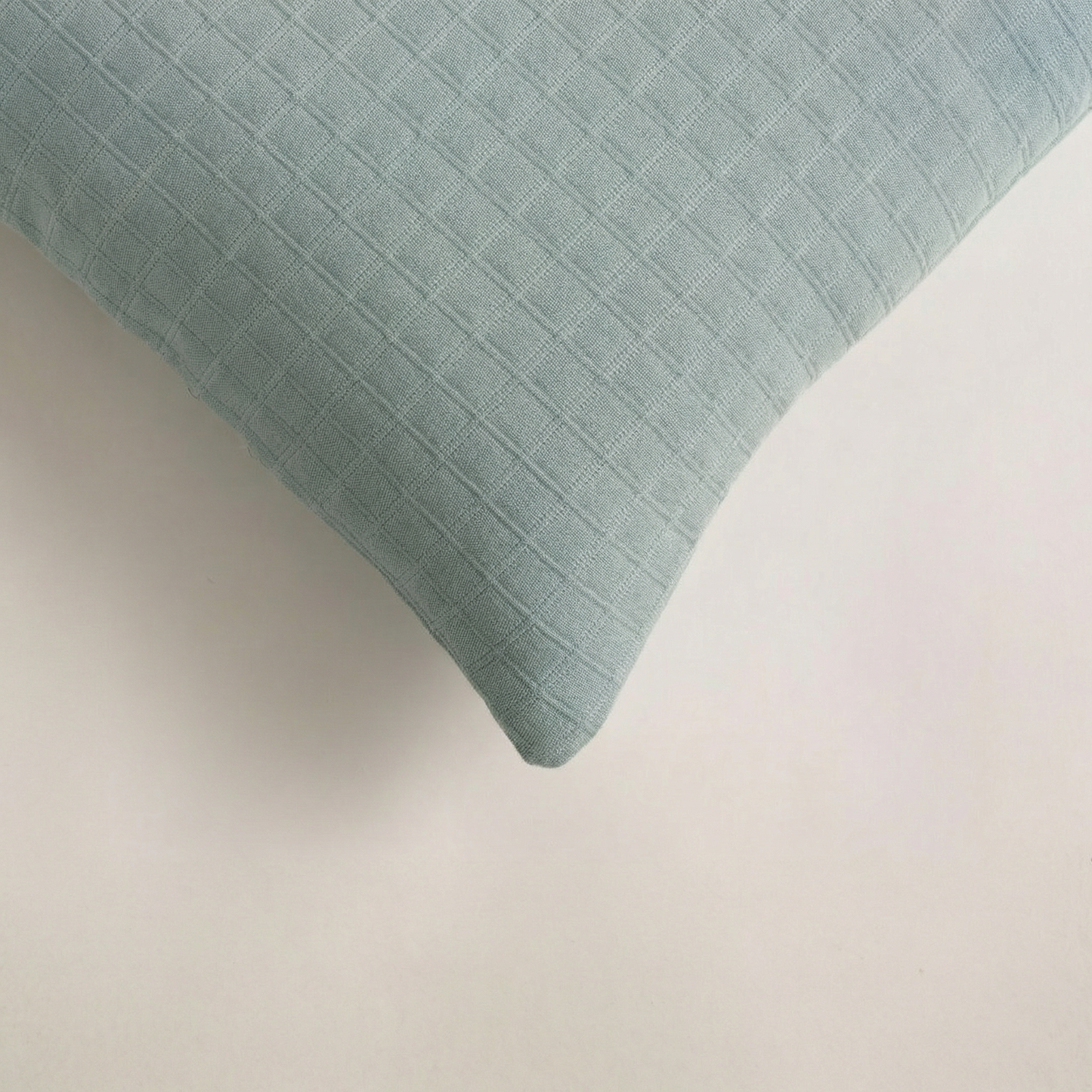 LOT DE 2 HOUSSES DE COUSSIN À CARREAUX