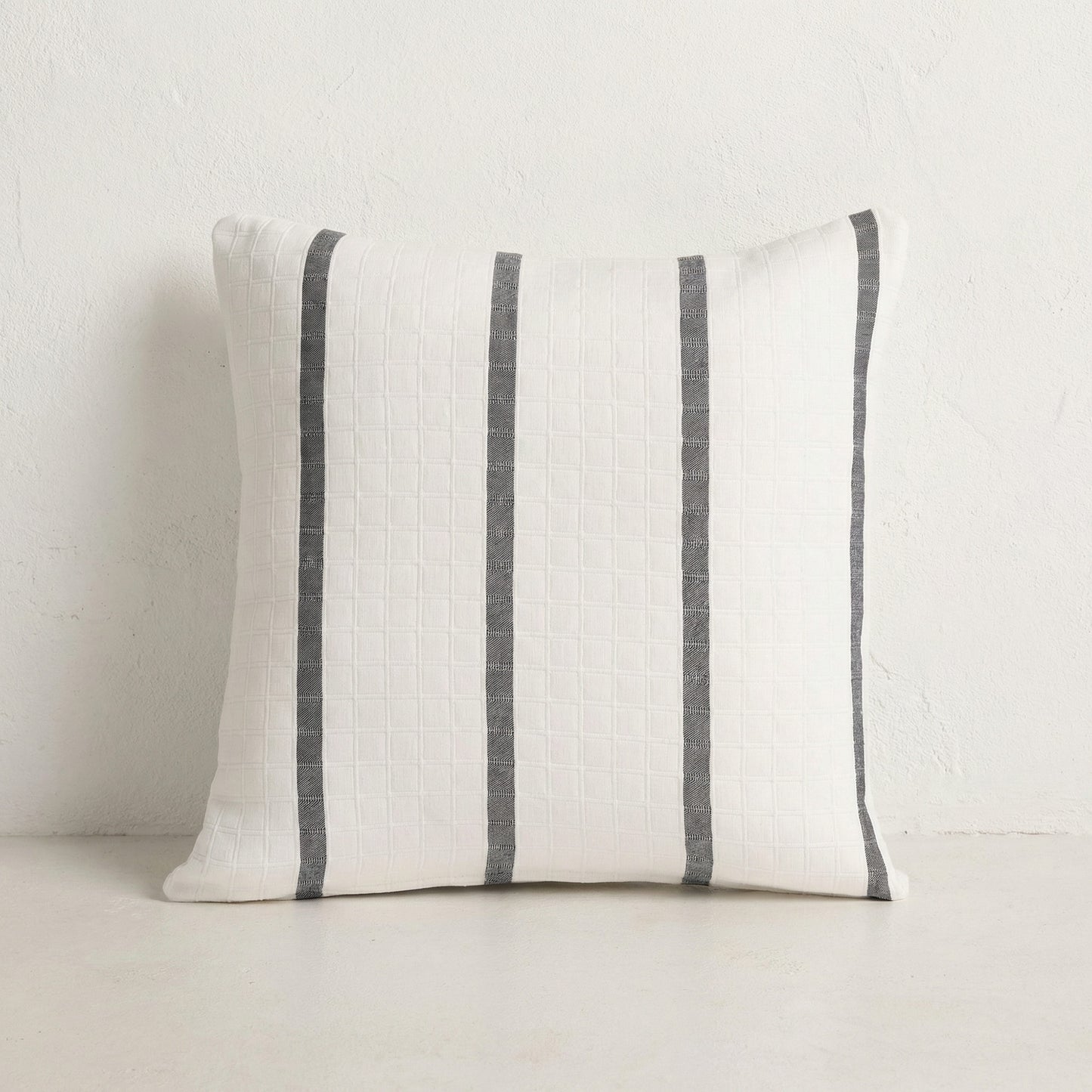PACK DE 2 HOUSSES DE COUSSIN À RAYURES