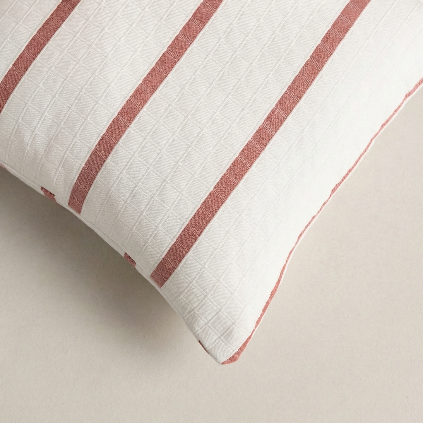 PACK DE 2 HOUSSES DE COUSSIN À RAYURES