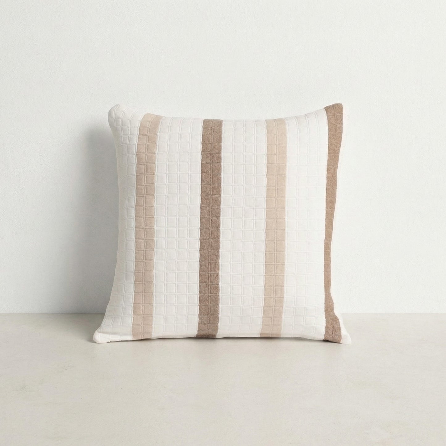 PACK DE 2 HOUSSES DE COUSSIN À RAYURES