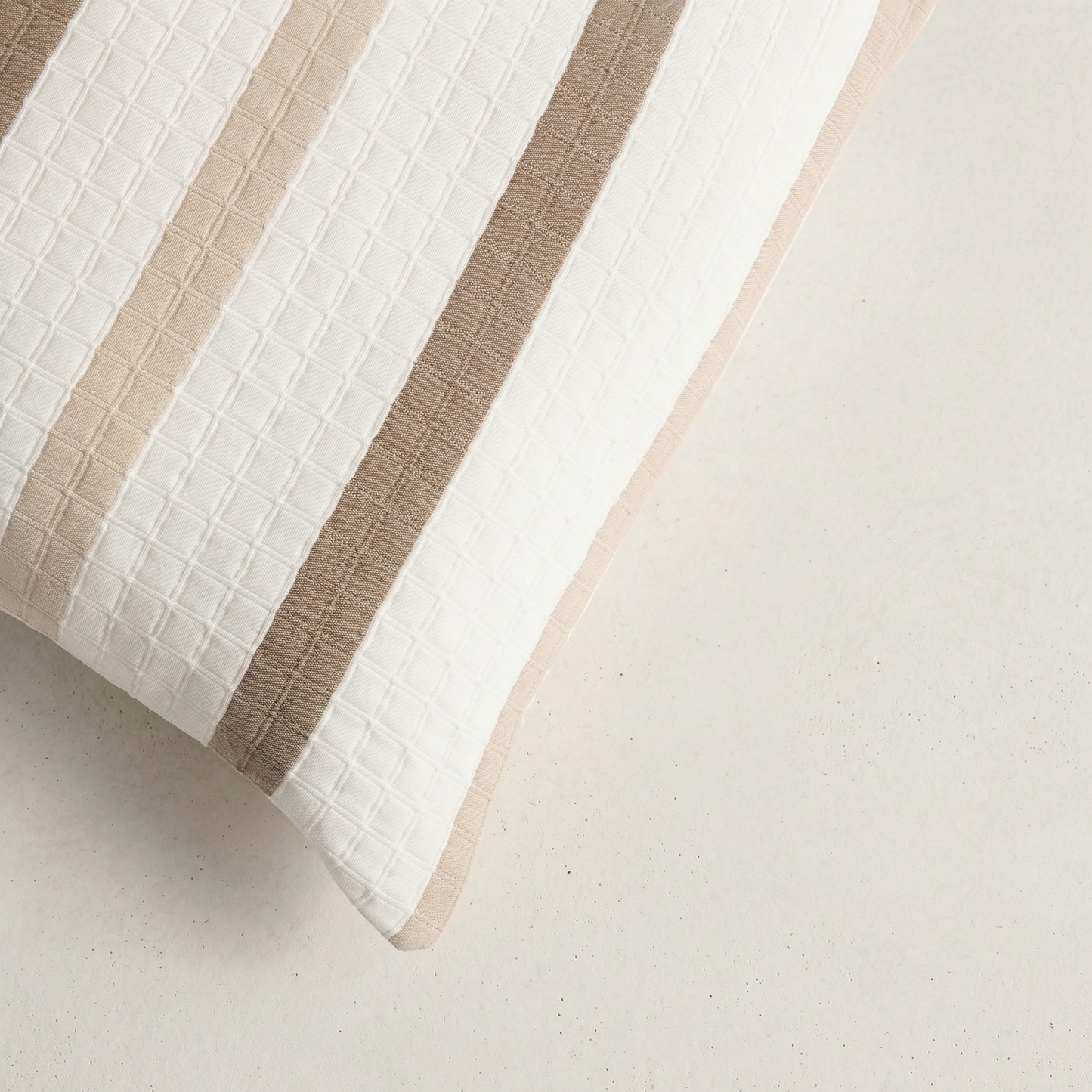 PACK DE 2 HOUSSES DE COUSSIN À RAYURES
