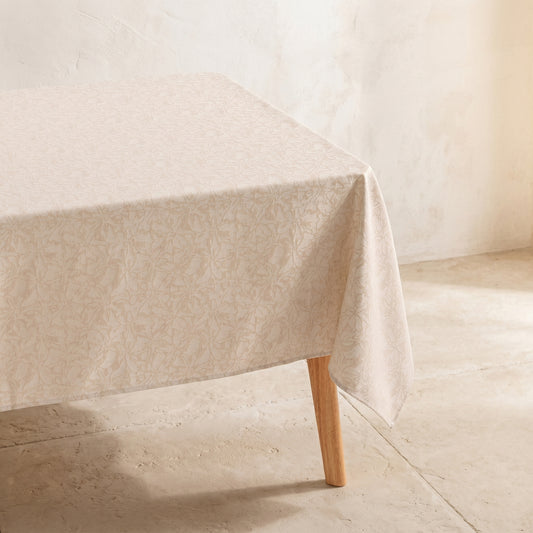 MANTEL ANTIMANCHAS FLORAL