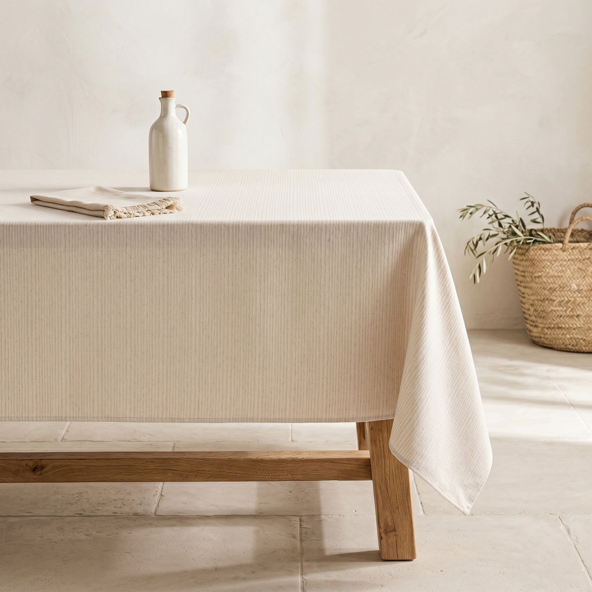 MANTEL ANTIMANCHAS LINEAS RELIEVE