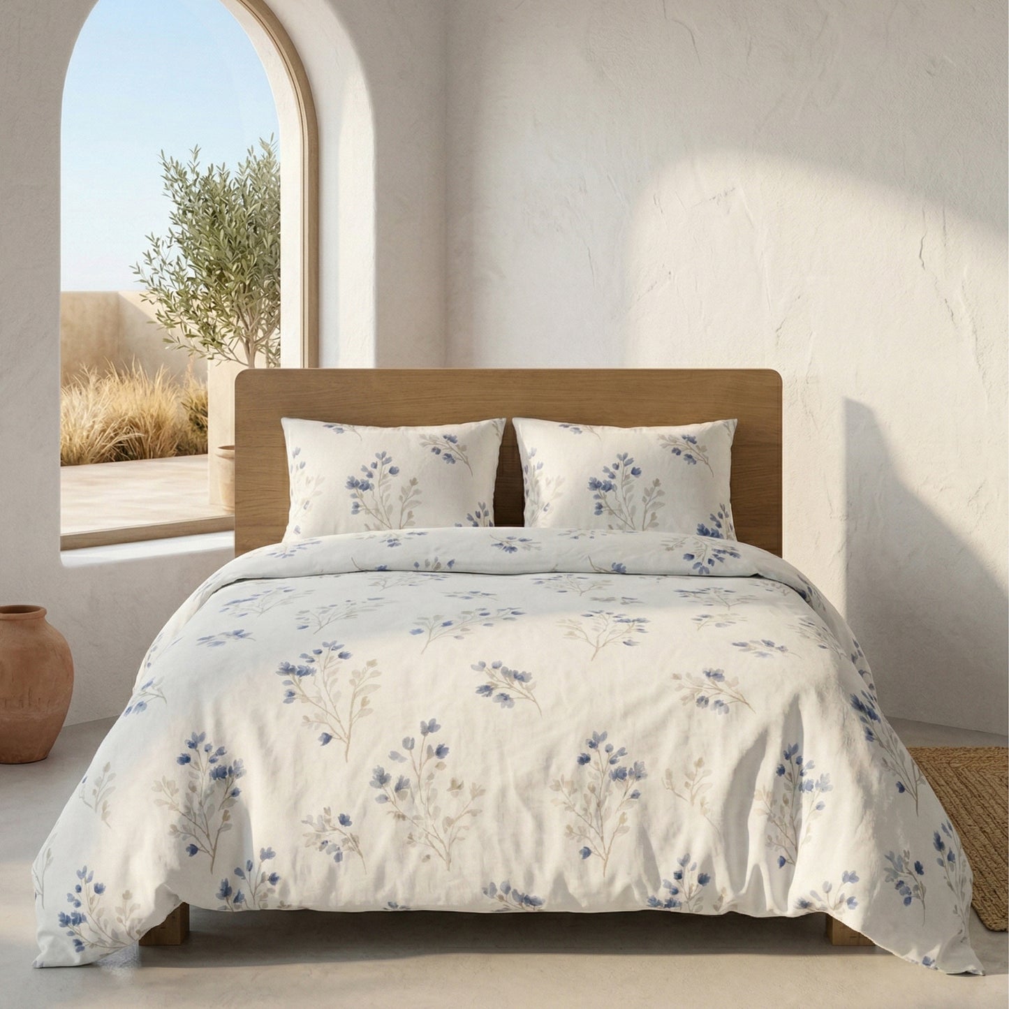 FLORAL DUVET COVER SET