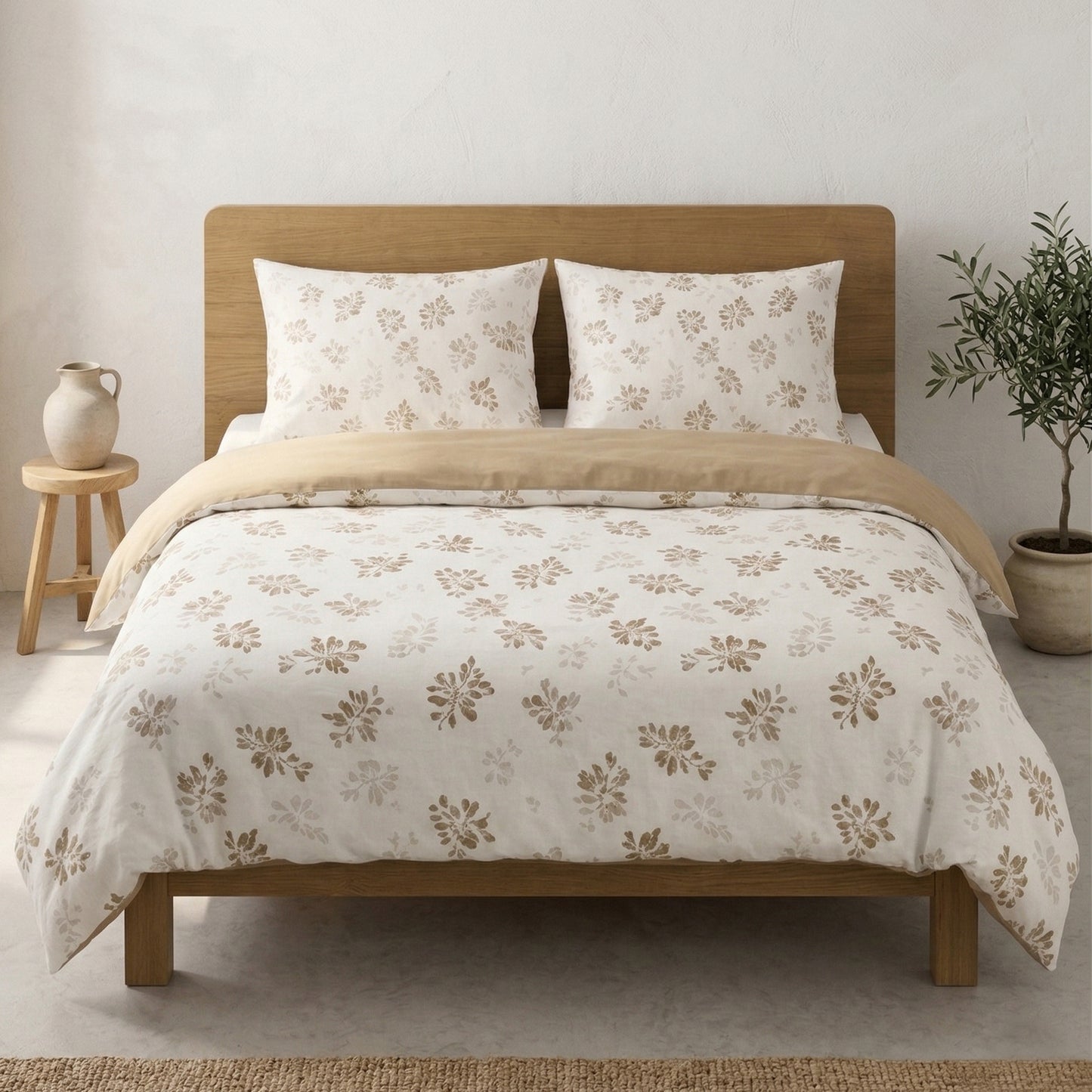 JUEGO FUNDA NÓRDICA FLORAL