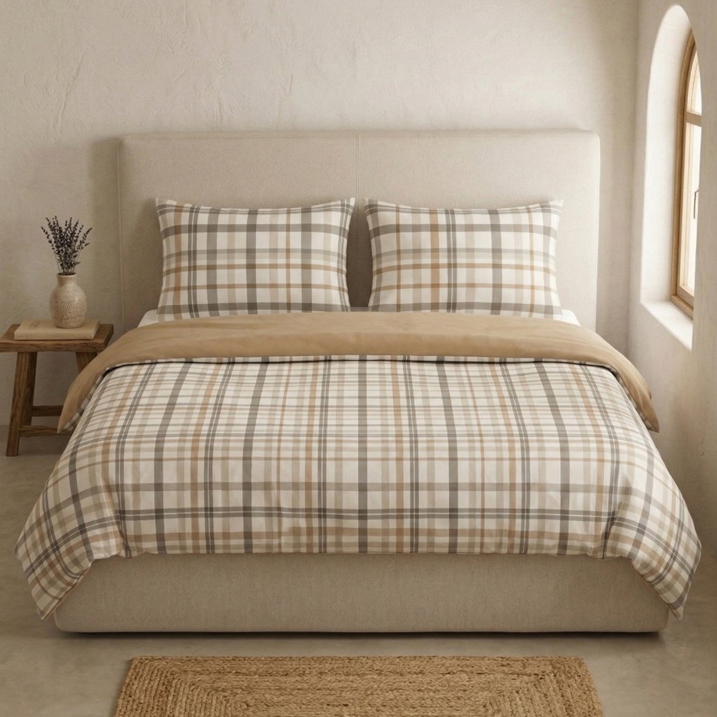 GINGHAM DUVET COVER SET