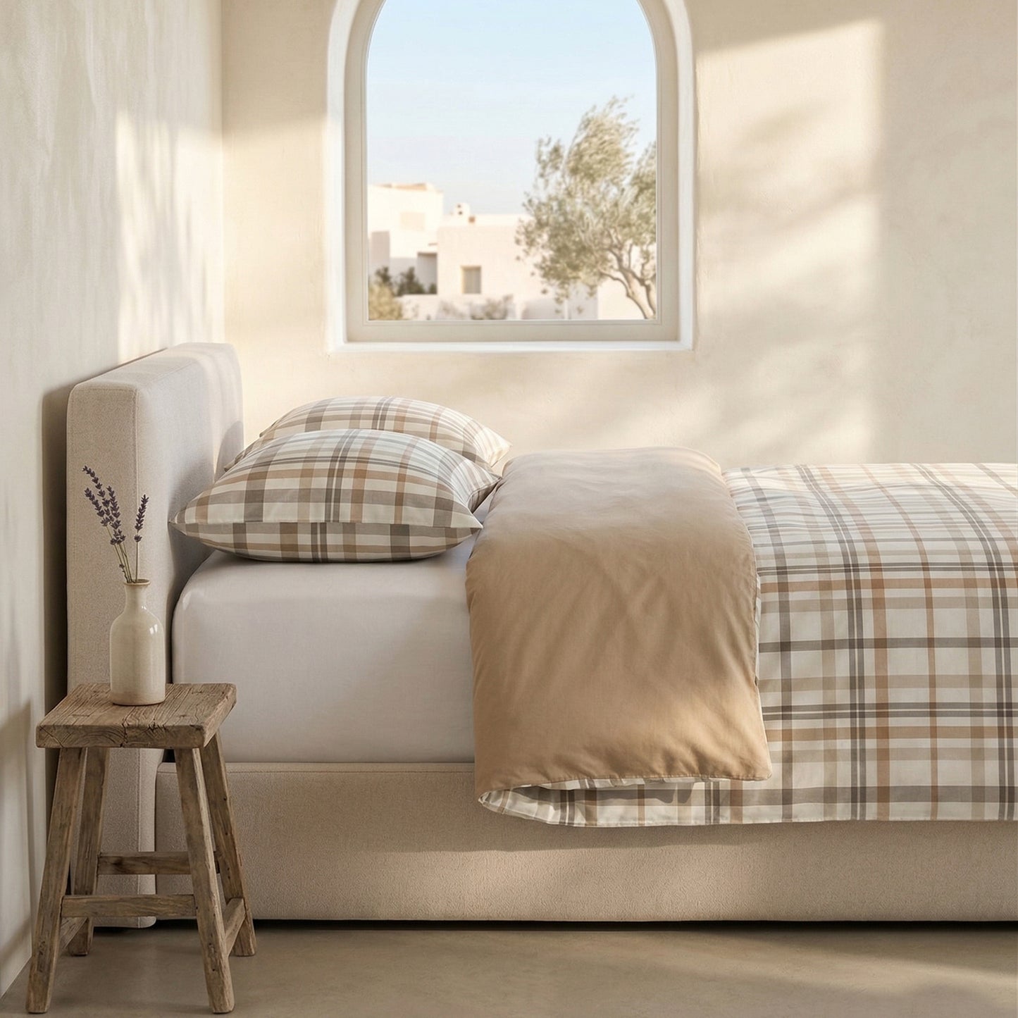 GINGHAM DUVET COVER SET