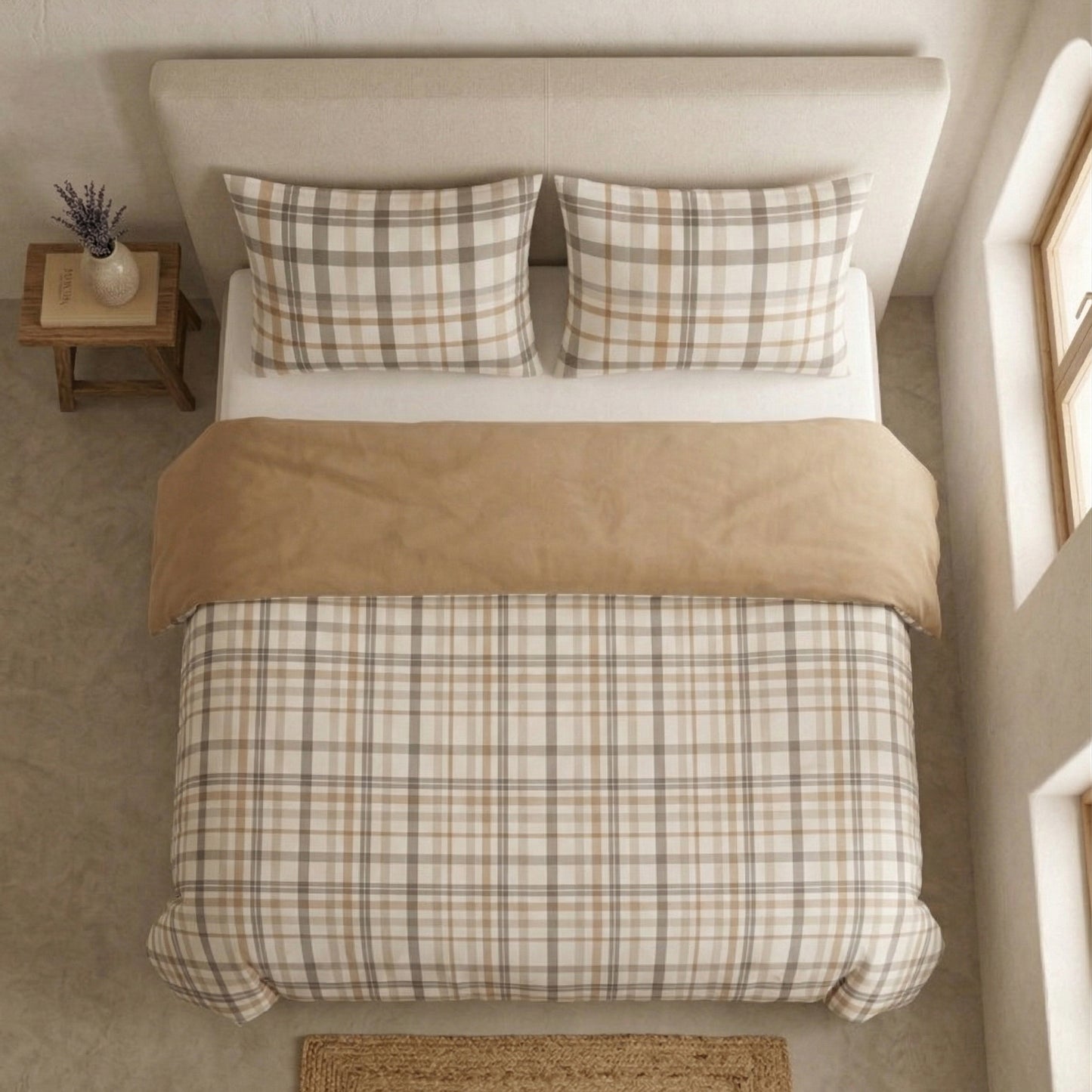 GINGHAM DUVET COVER SET
