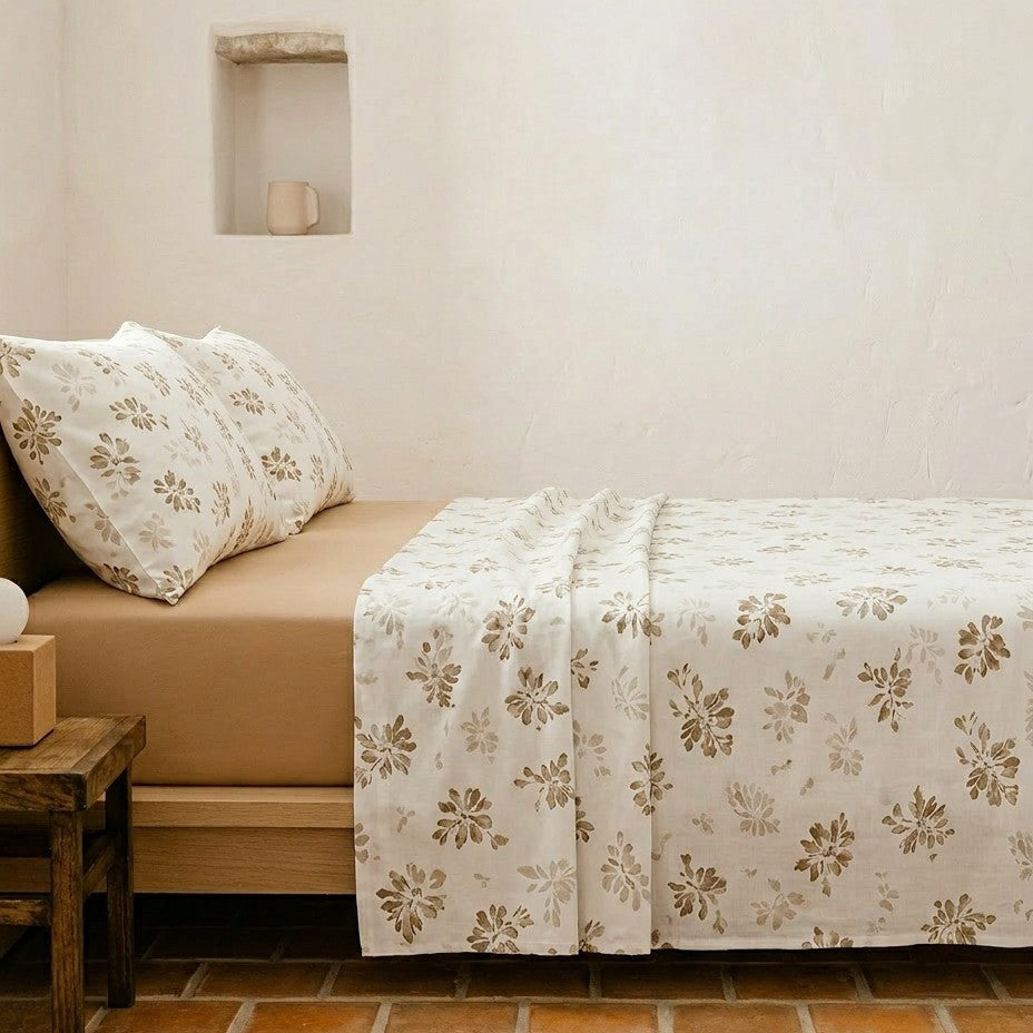 JUEGO DE SÁBANAS FLORAL