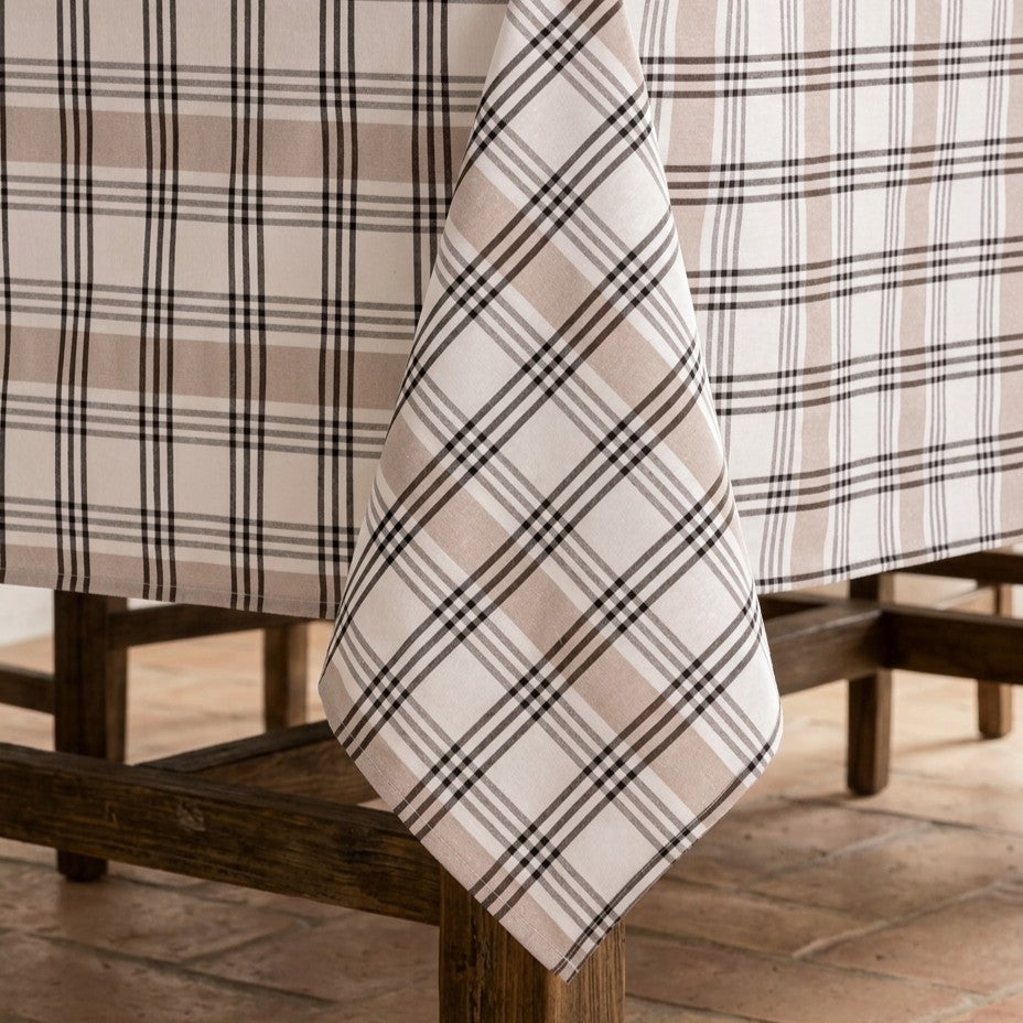 MANTEL ANTIMANCHAS ALGODÓN VICHY