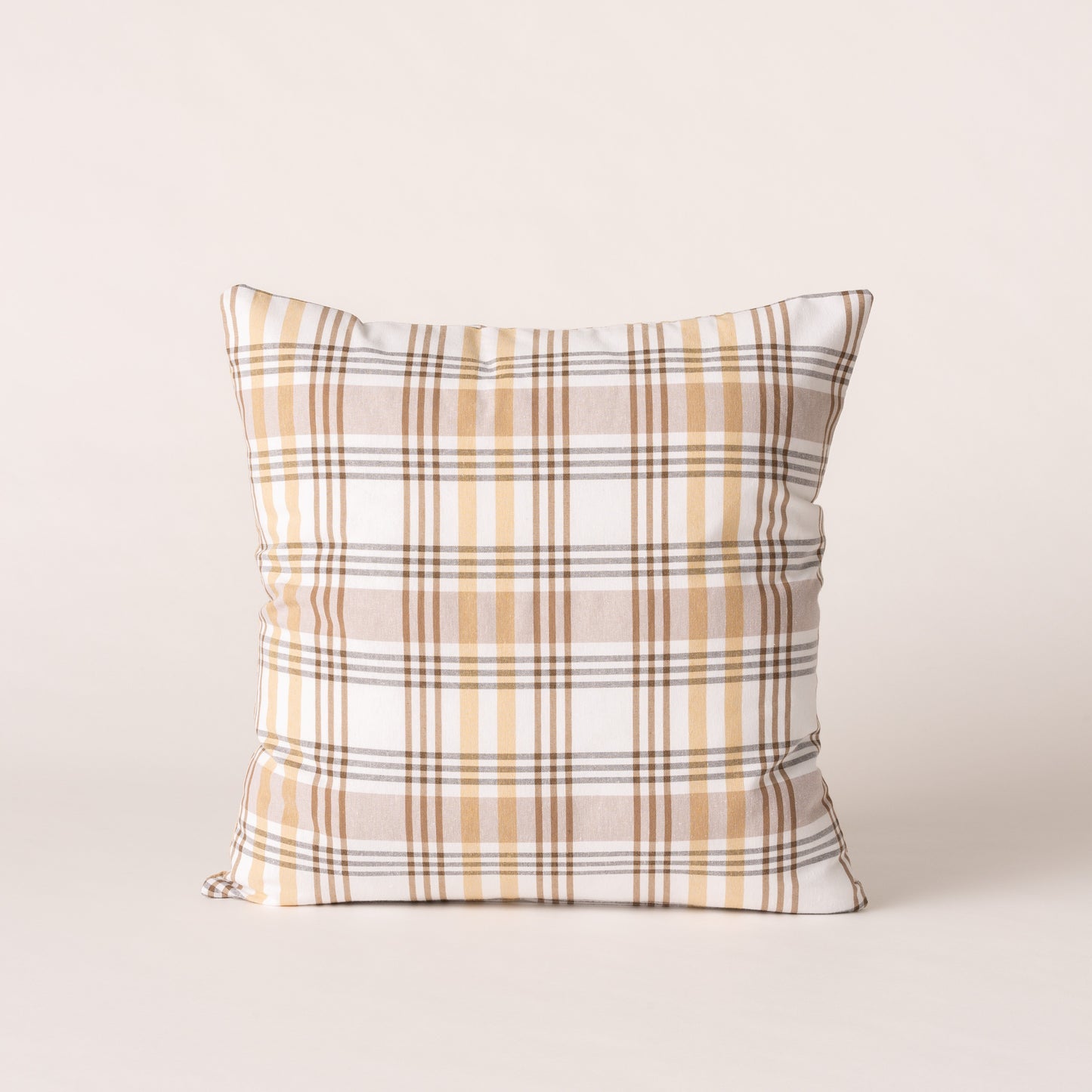 LOT DE 2 HOUSSES DE COUSSIN À CARREAUX