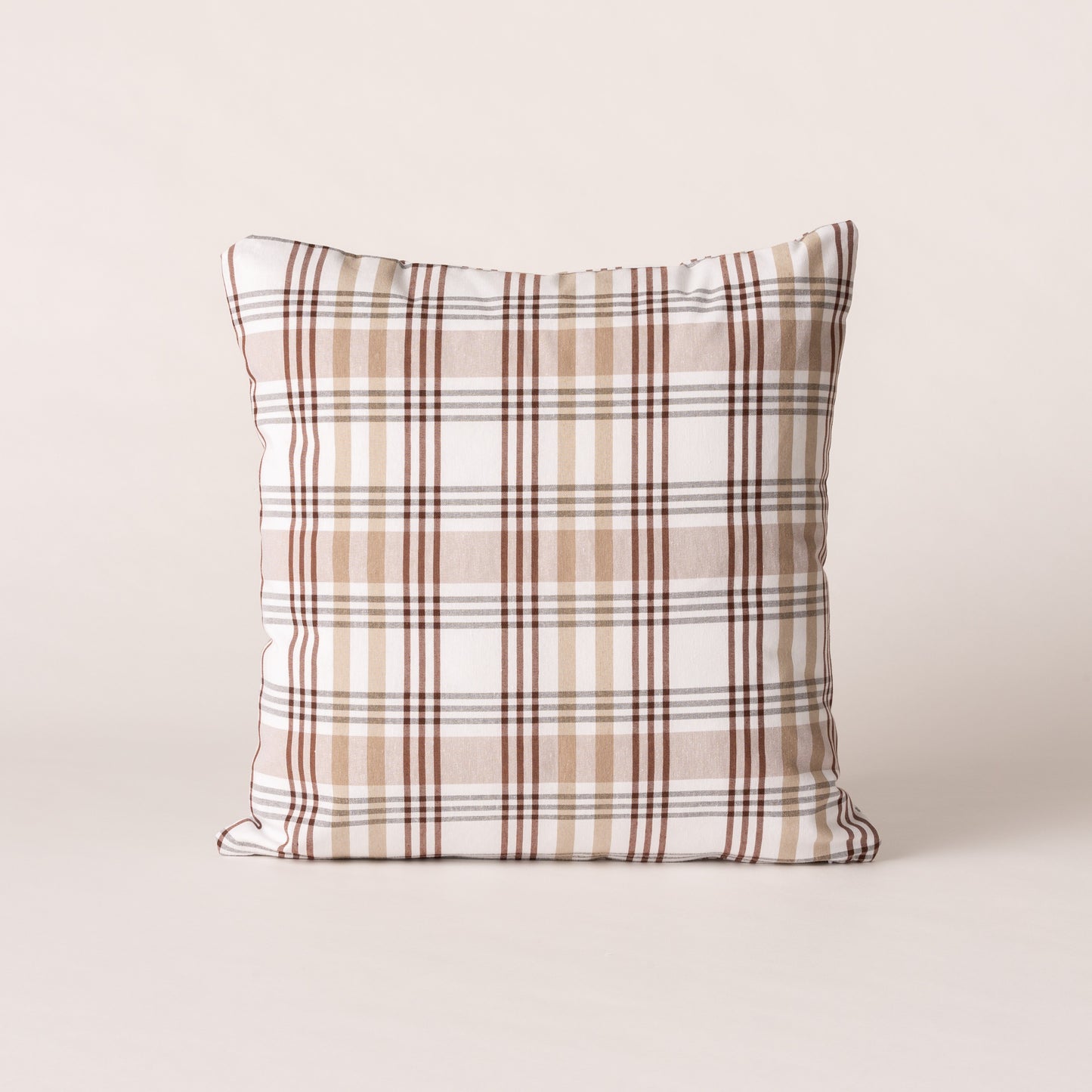 LOT DE 2 HOUSSES DE COUSSIN À CARREAUX