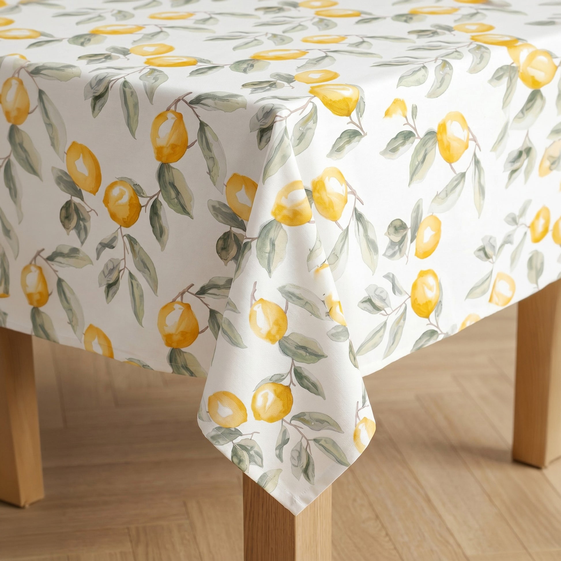MANTEL ESTAMPADO FLORAL ANTIMANCHAS