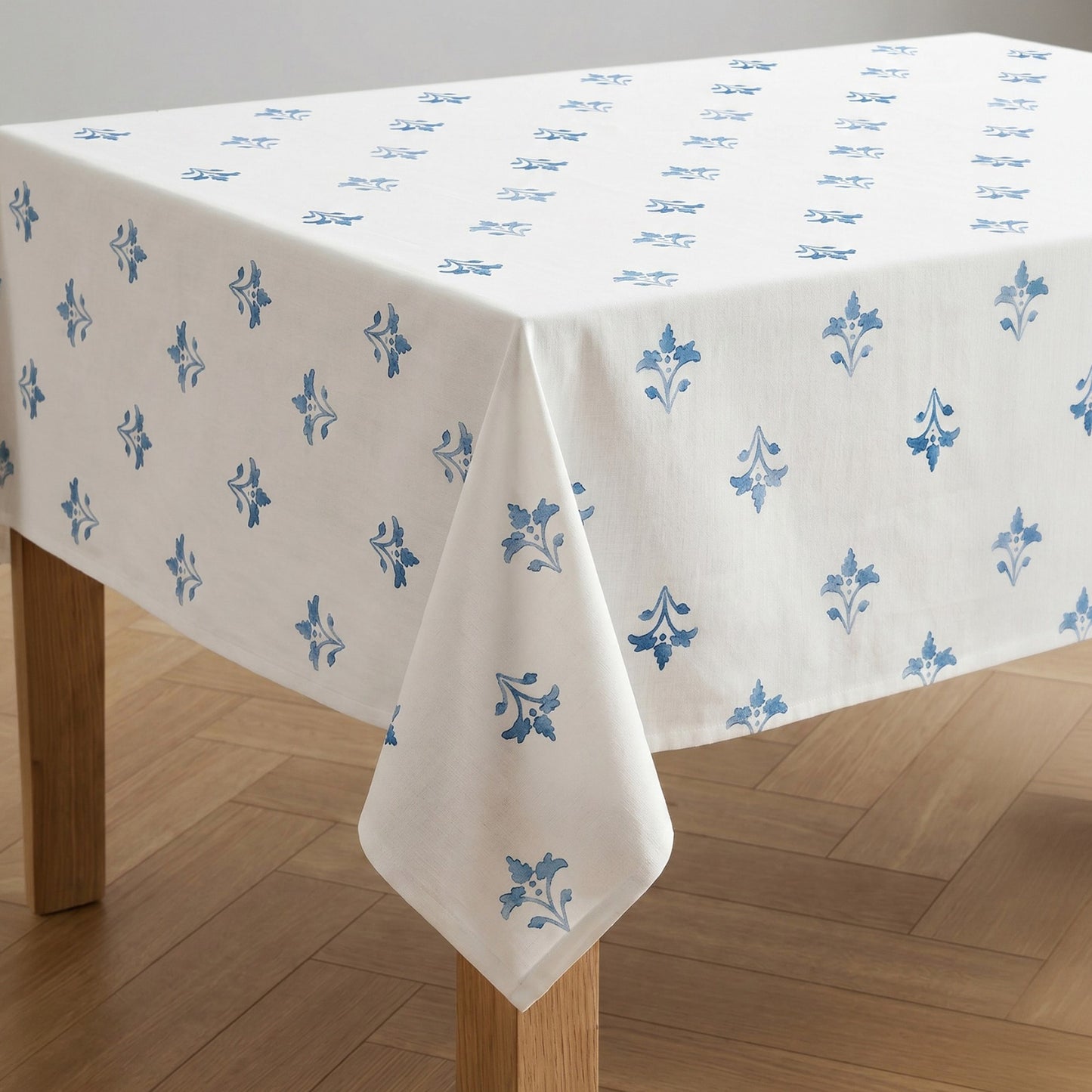 MANTEL ESTAMPADO FLORAL ANTIMANCHAS