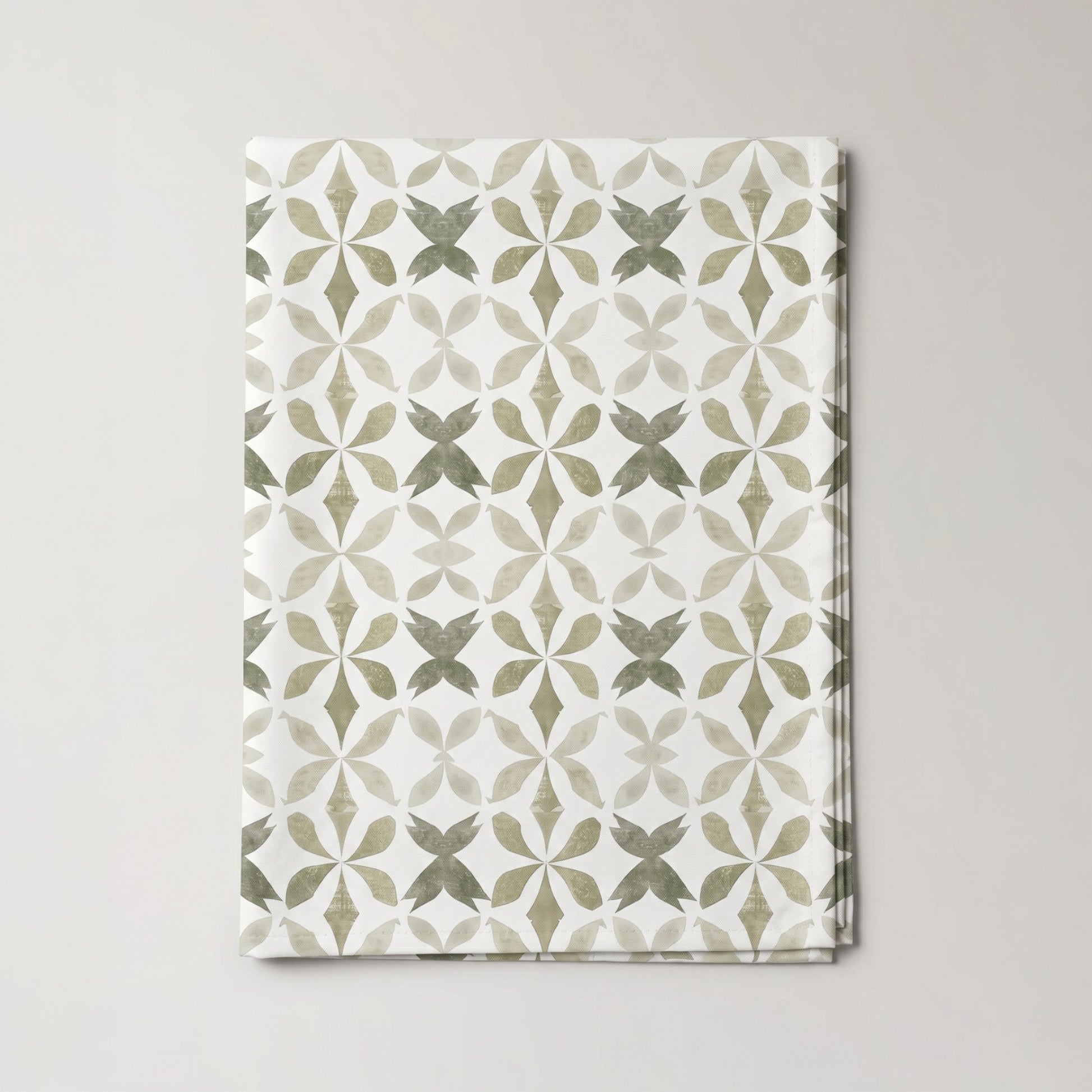 MANTEL REDONDO ANTIMANCHAS CUADROS RELIEVE