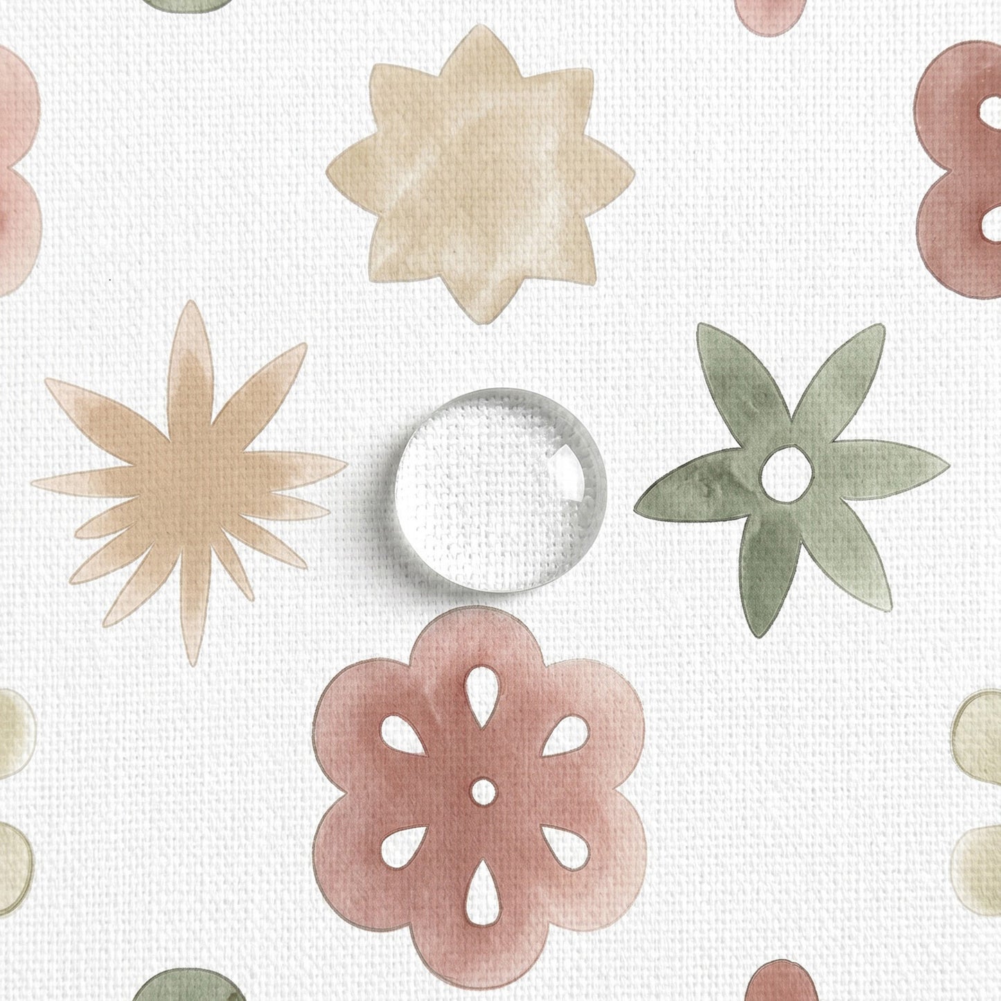 MANTEL ESTAMPADO FLORAL ANTIMANCHAS