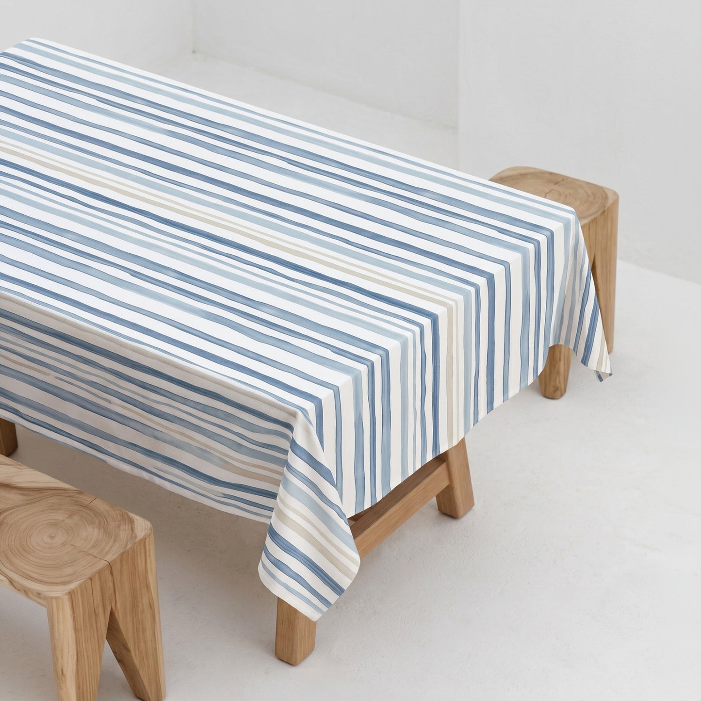 MANTEL ESTAMPADO RAYAS ANTIMANCHAS