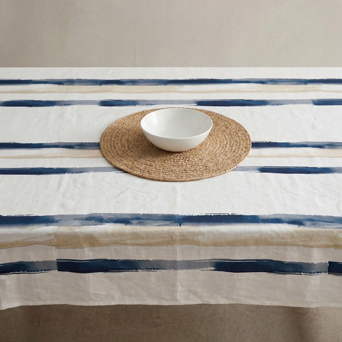 MANTEL ESTAMPADO RAYAS ANTIMANCHAS