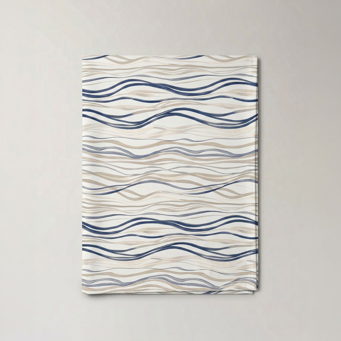 MANTEL ESTAMPADO ONDAS ANTIMANCHAS