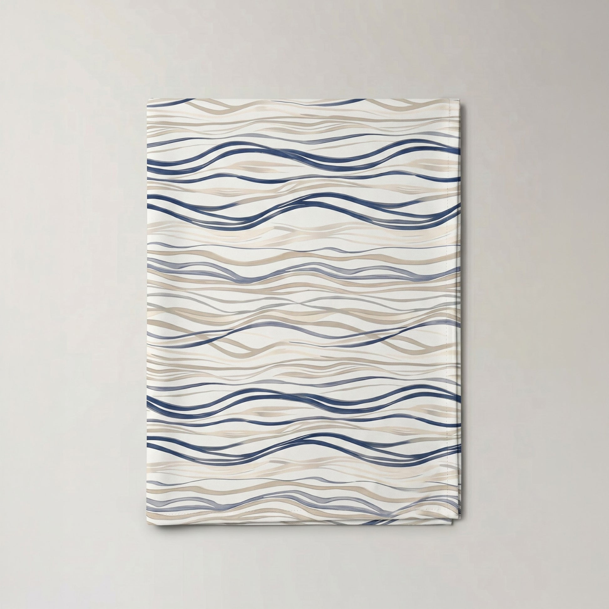MANTEL ESTAMPADO ONDAS ANTIMANCHAS