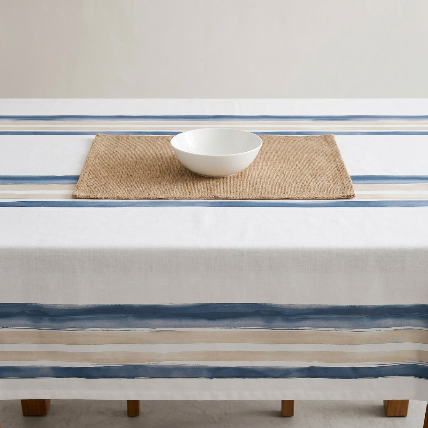 MANTEL ESTAMPADO RAYAS ANTIMANCHAS