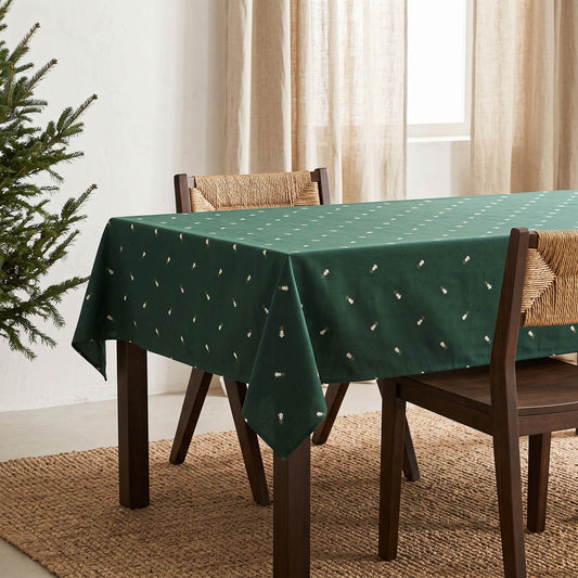 MANTEL NAVIDAD TEJIDO FLORAL