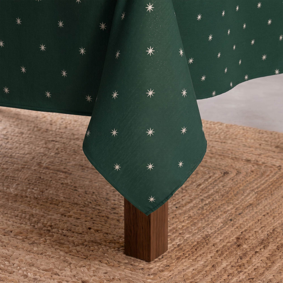MANTEL NAVIDAD TEJIDO ESTRELLAS