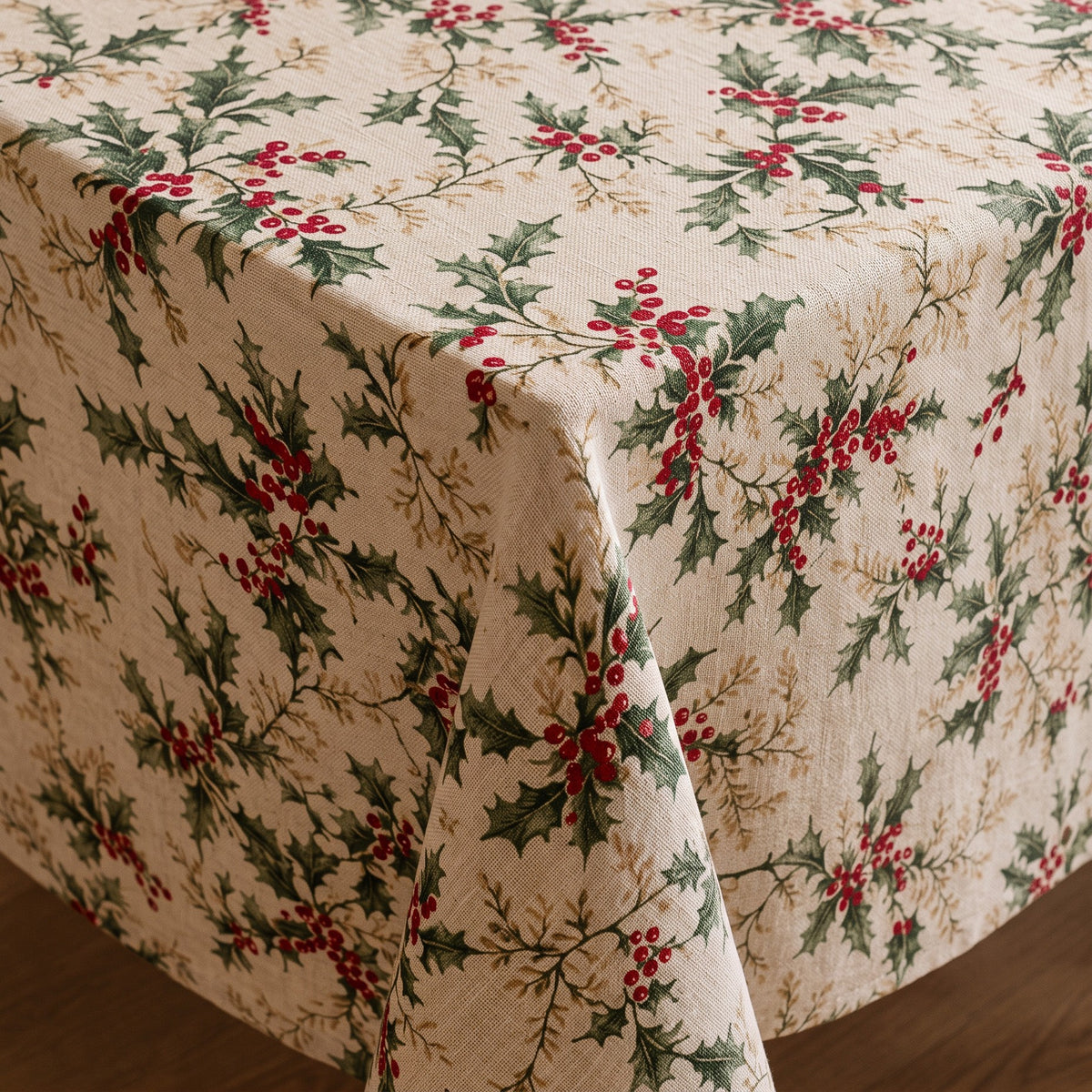 MANTEL NAVIDAD LINO FLORAL