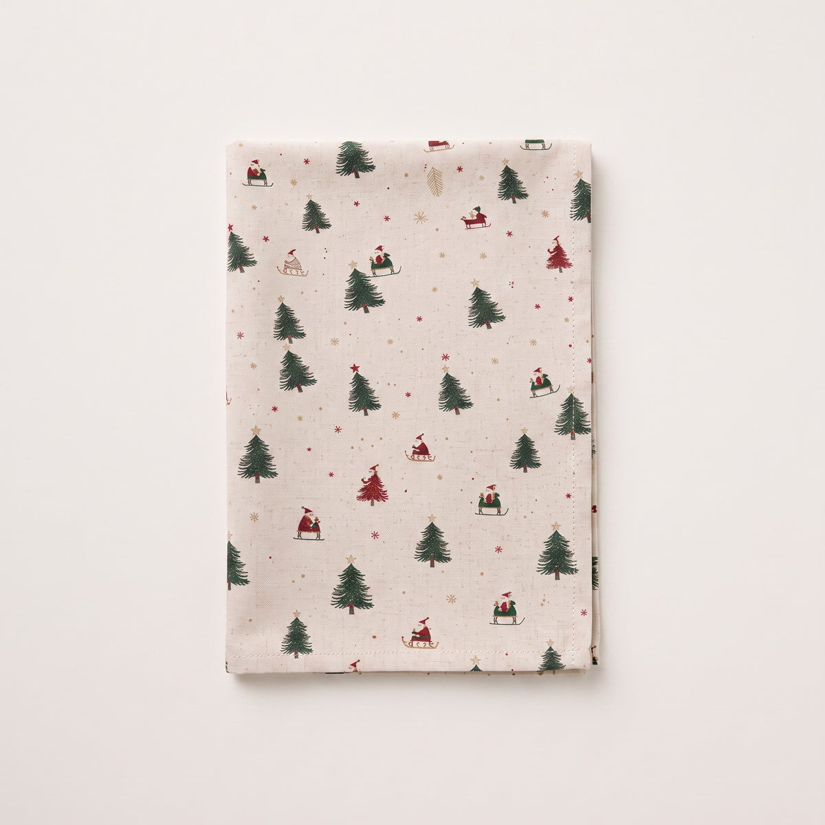 MANTEL NAVIDAD LINO FLORAL
