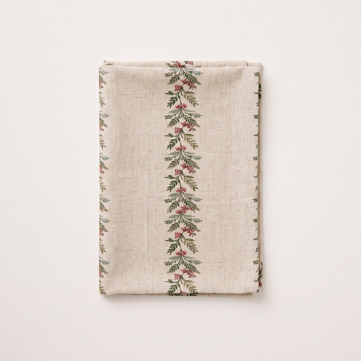 MANTEL NAVIDAD LINO FLORAL 