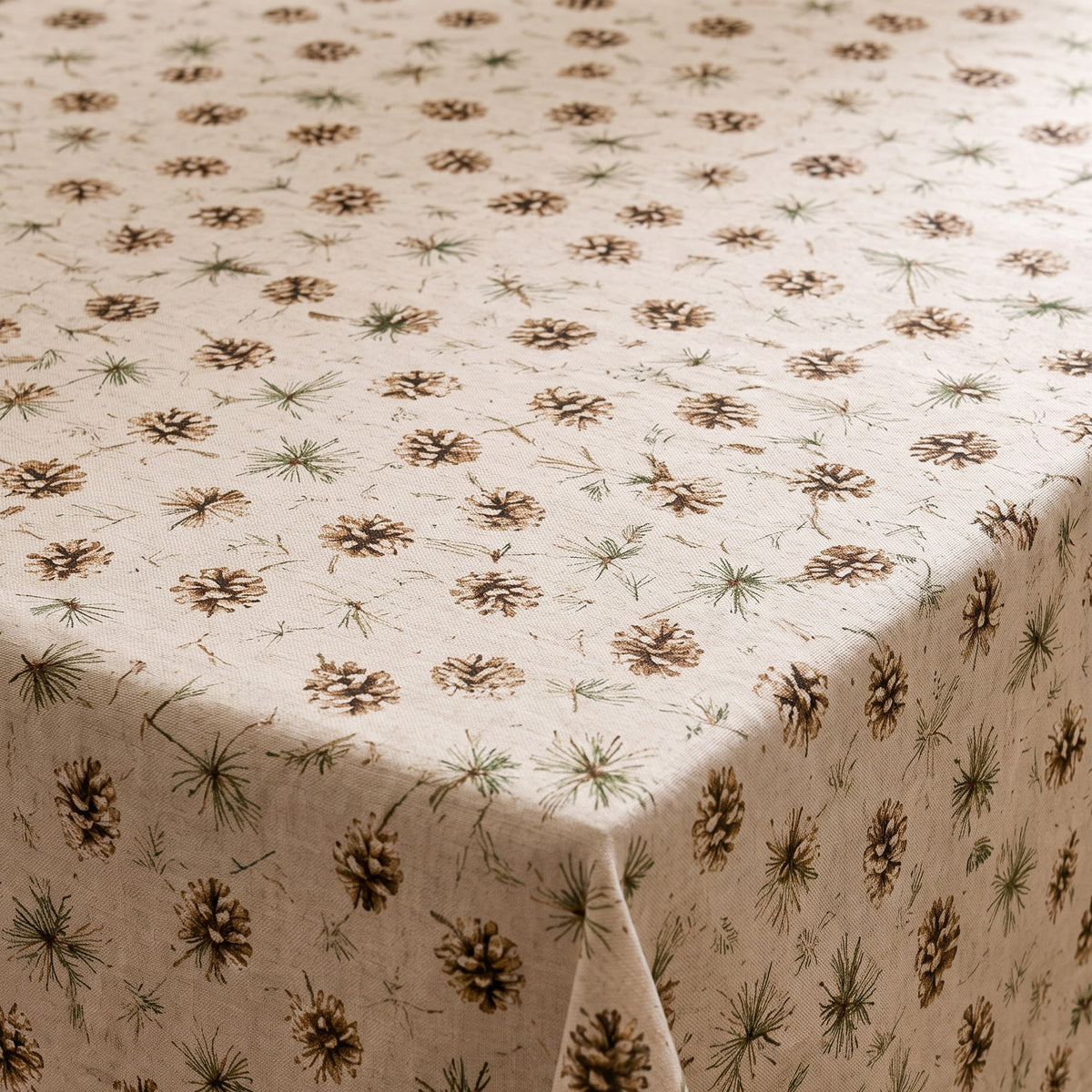 MANTEL NAVIDAD LINO FLORAL