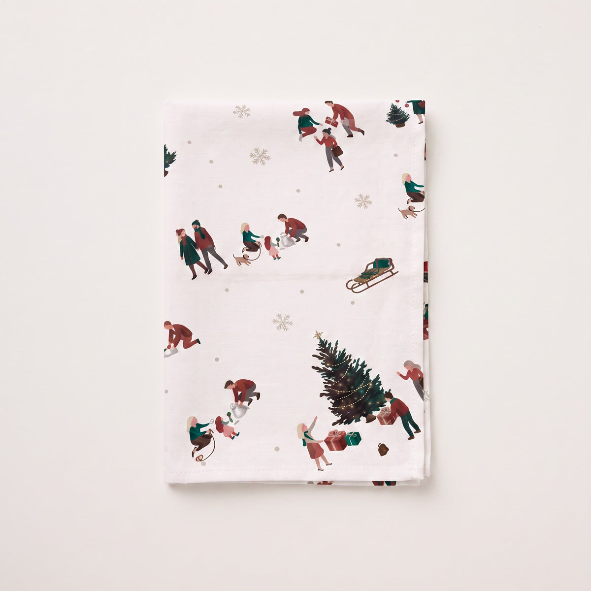 MANTEL ANTIMANCHAS ESTAMPADO NAVIDAD