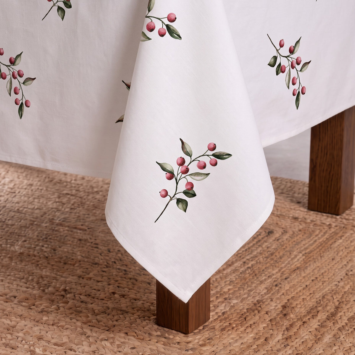 MANTEL ANTIMANCHAS ESTAMPADO FLORAL