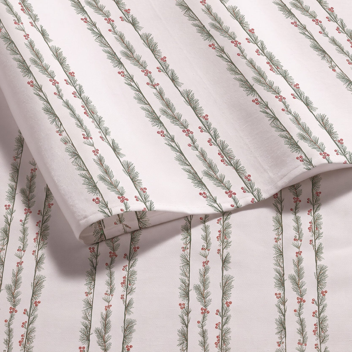 MANTEL ANTIMANCHAS ESTAMPADO RAYAS NAVIDEÑAS