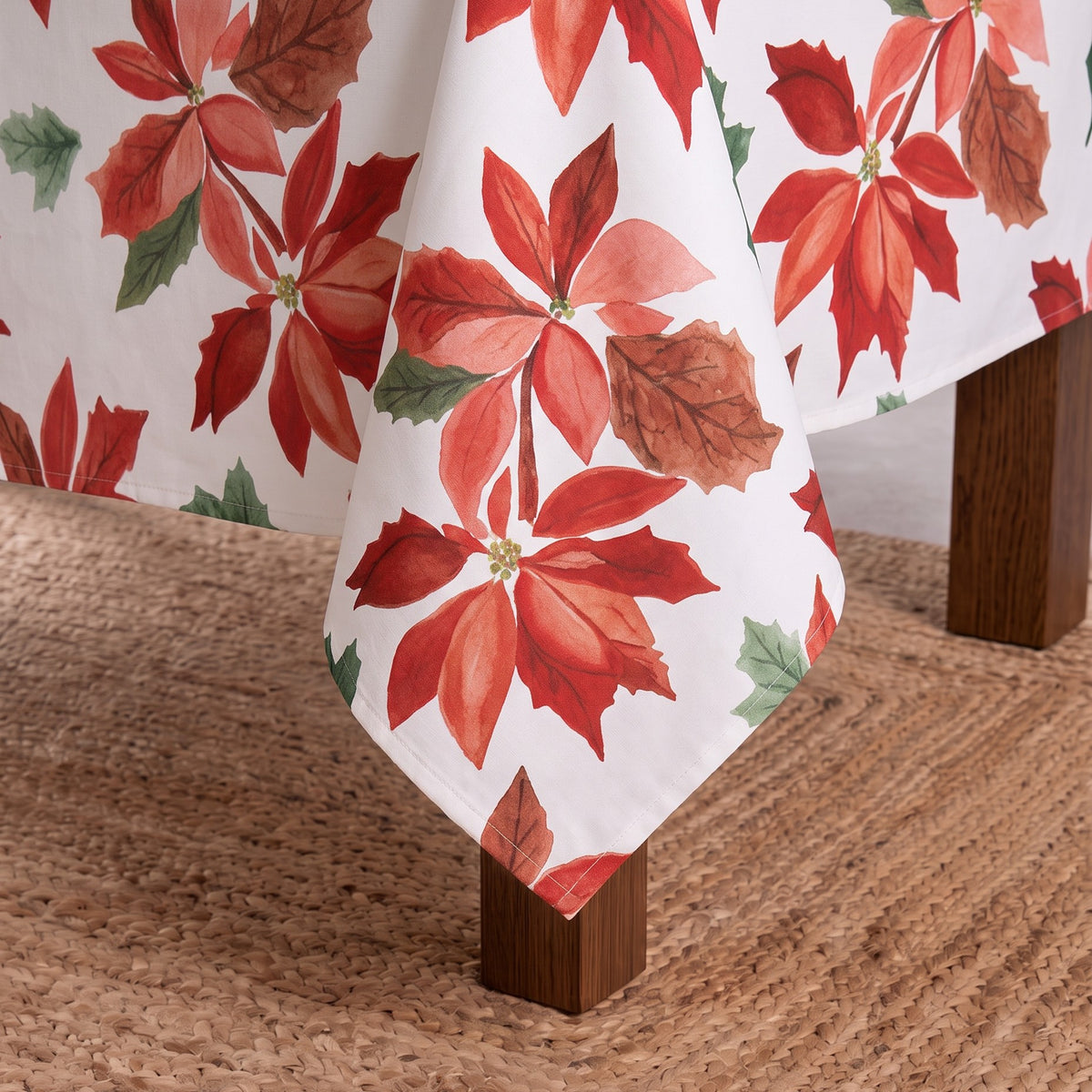 MANTEL ANTIMANCHAS ESTAMPADO FLORAL