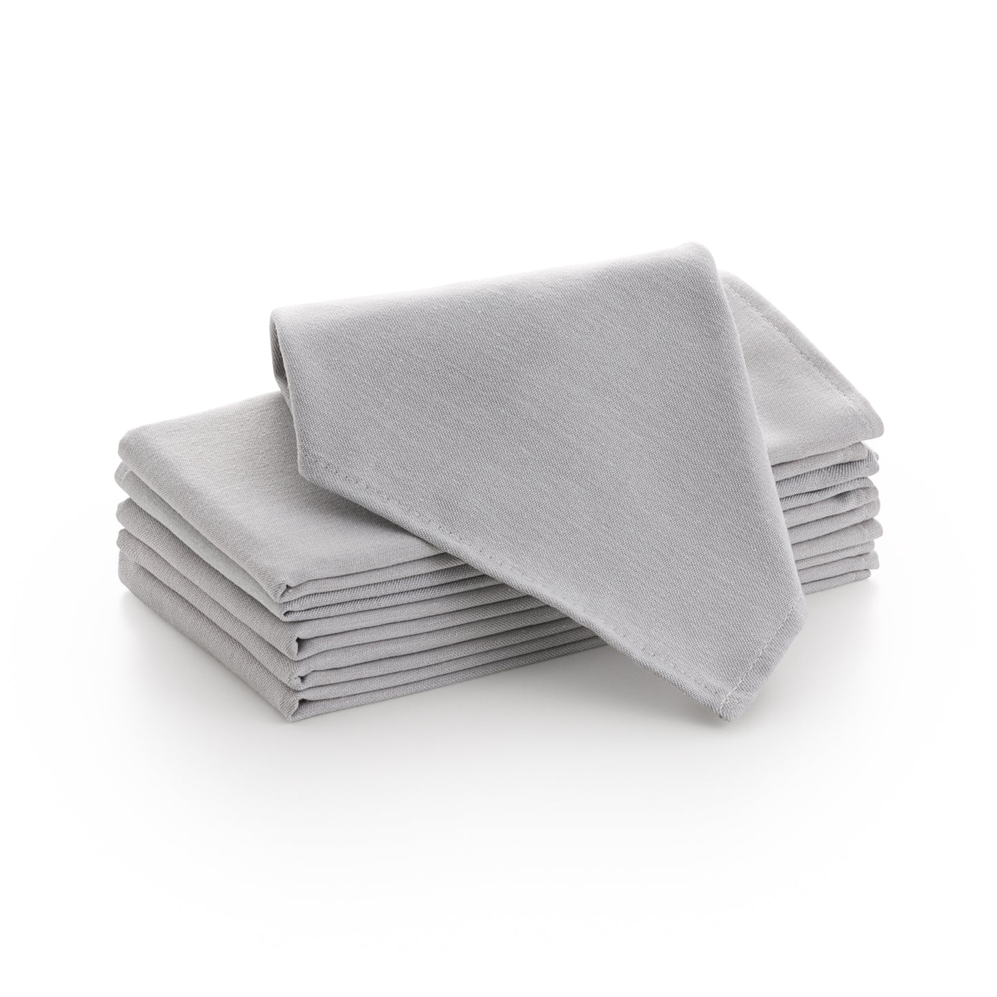 PACK 6 SERVILLETAS SATINADAS LISAS