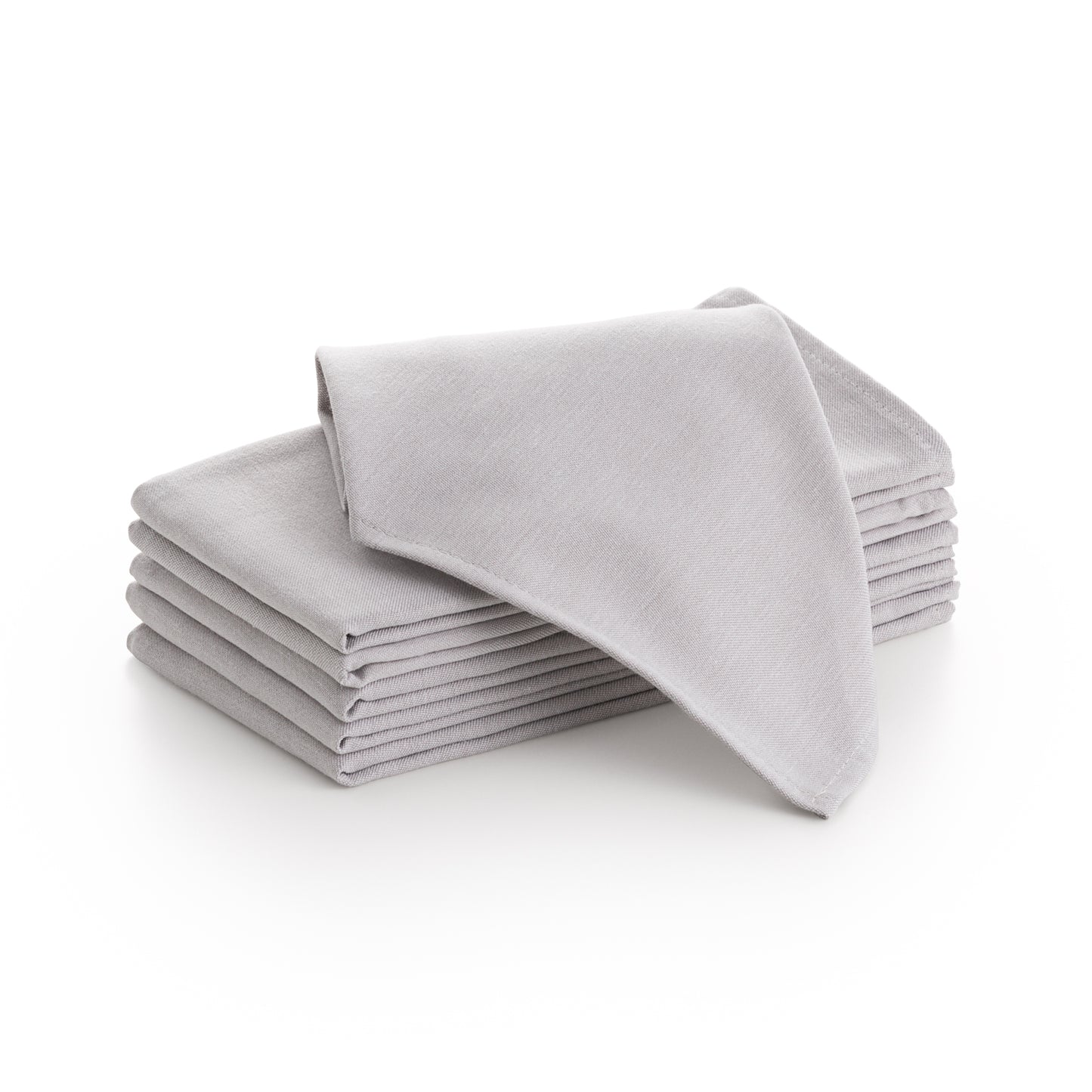 PACK 6 SERVILLETAS SATINADAS LISAS