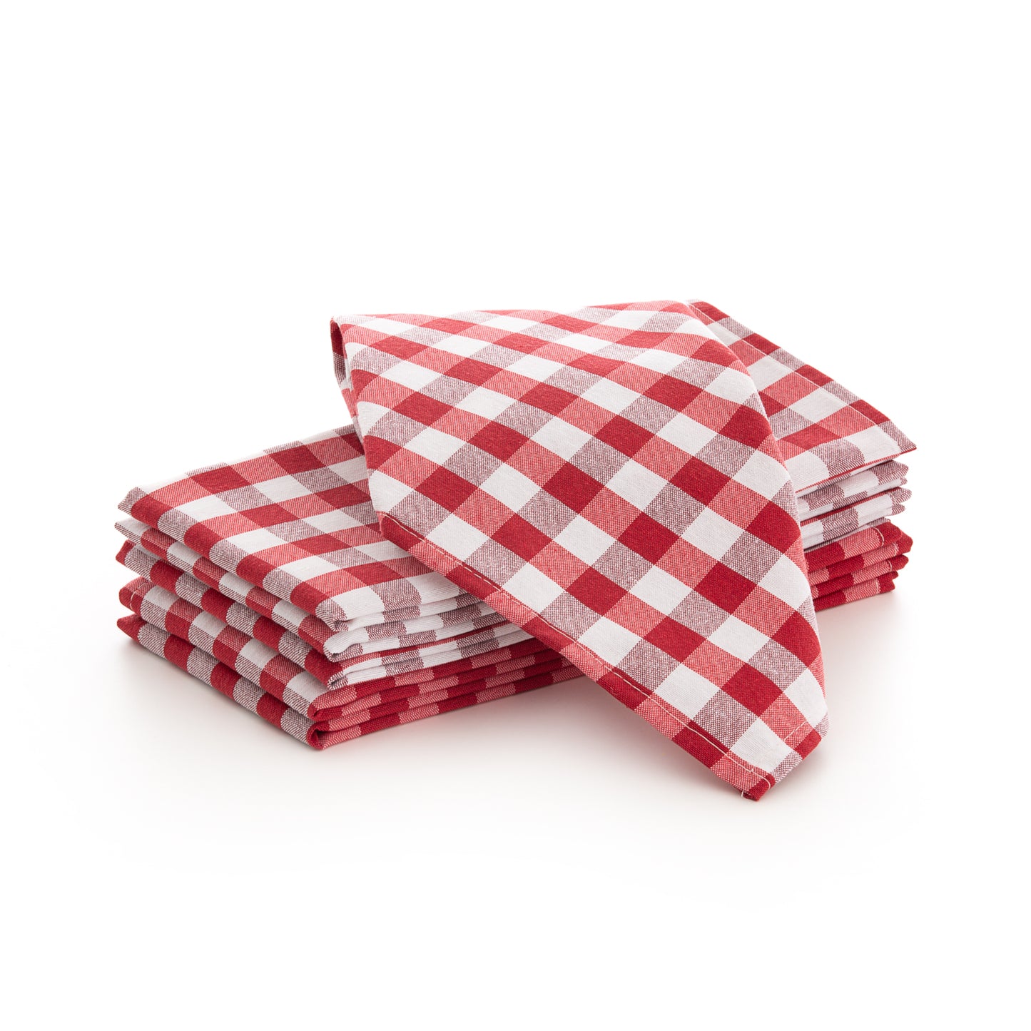 PACK 6 SERVILLETAS CUADROS VICHY