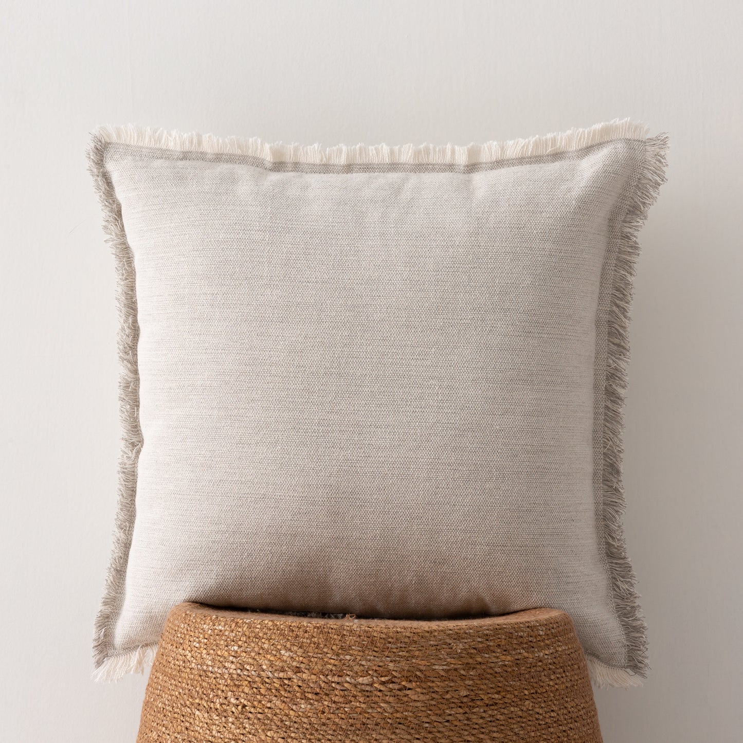 PACK 2 HOUSSES DE COUSSIN À FRANGES